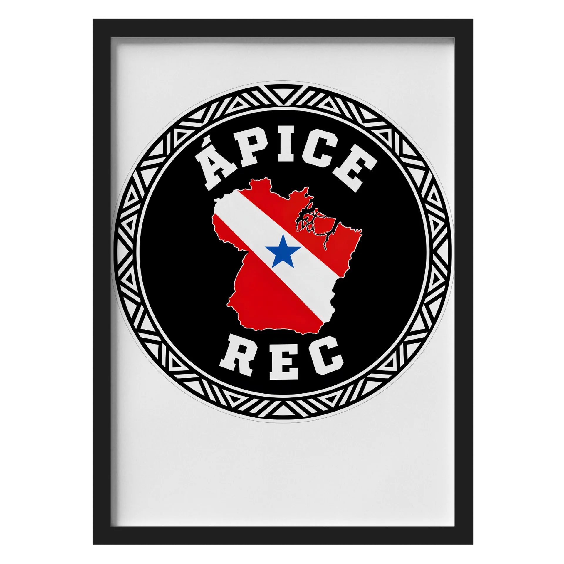Quadro Ápice A3 personalizado Com Vidro - Imagem 1