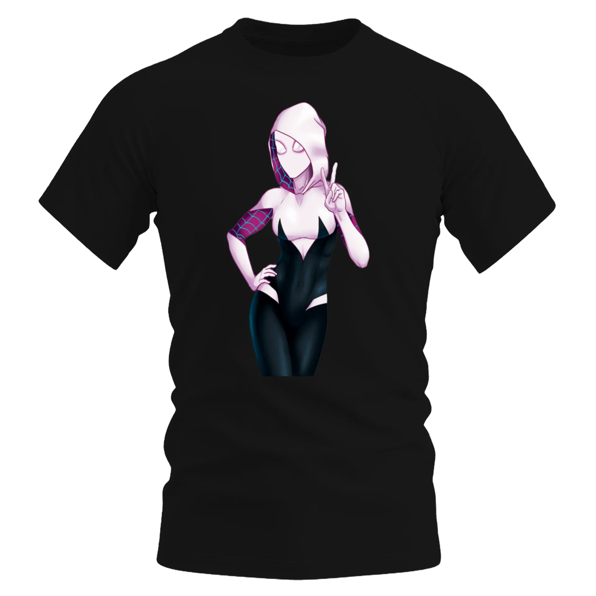 Camiseta Dry Fit Mulher-Aranha Estampa Personalizada 100% - Imagem 1
