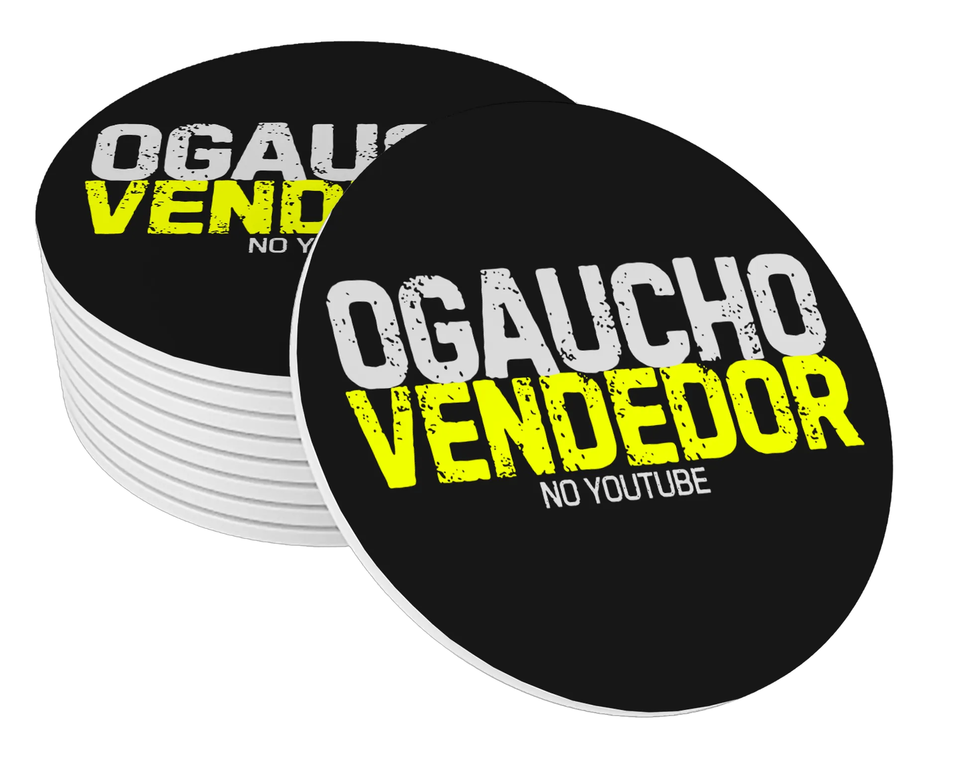 Porta-copos personalizado O Gaúcho Vendedor - Imagem 1