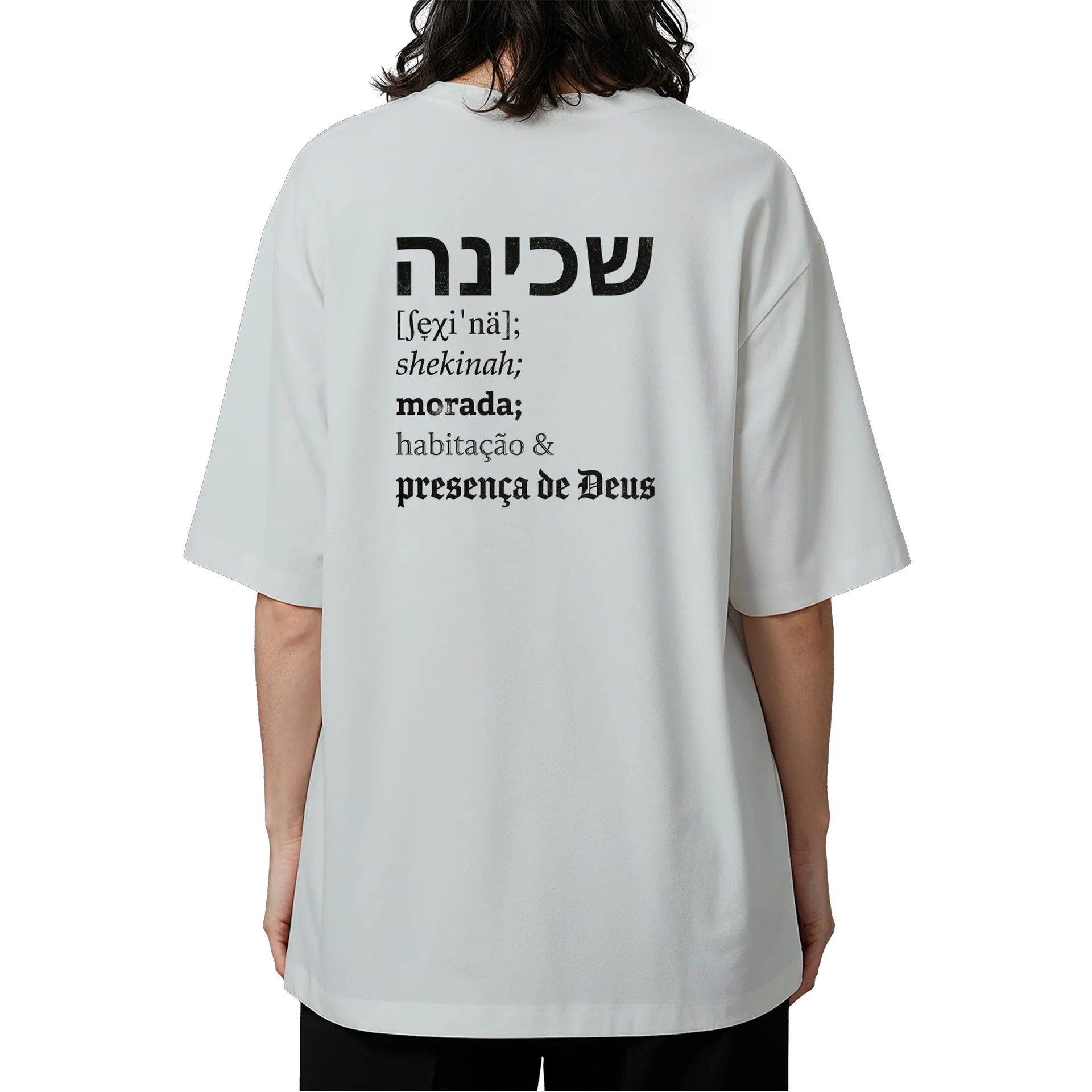 Camiseta Skn Hebraico White - Imagem 5