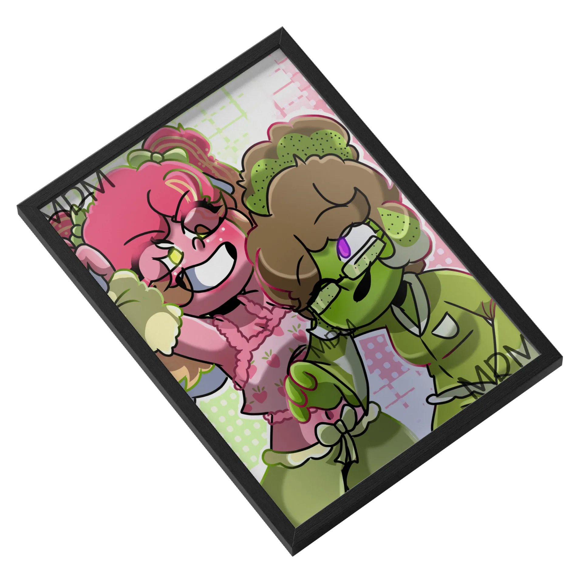 Quadro A3 Kelly & Molly de Mundo da Molly — imagem 2 de 3