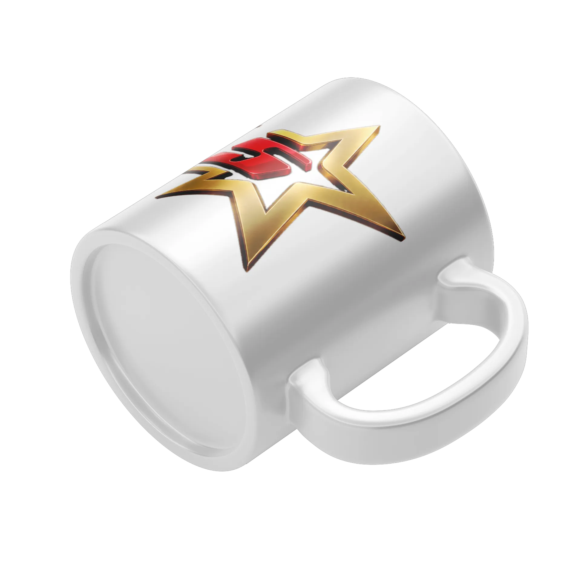 Caneca Triplo logo Gold/Red - Imagem 4