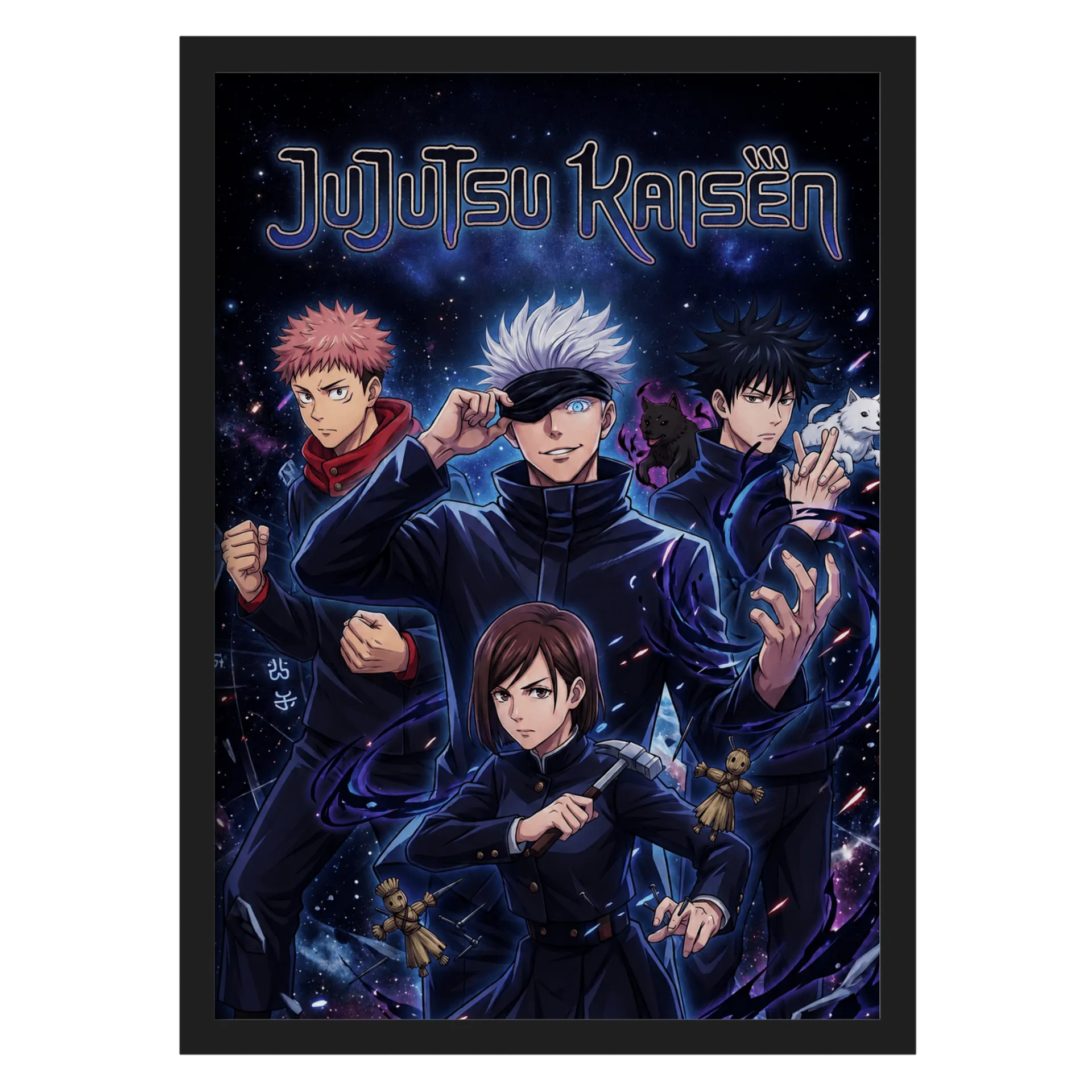 Quadro A3 personalizado JUJUTSU KAISEN - Imagem 1