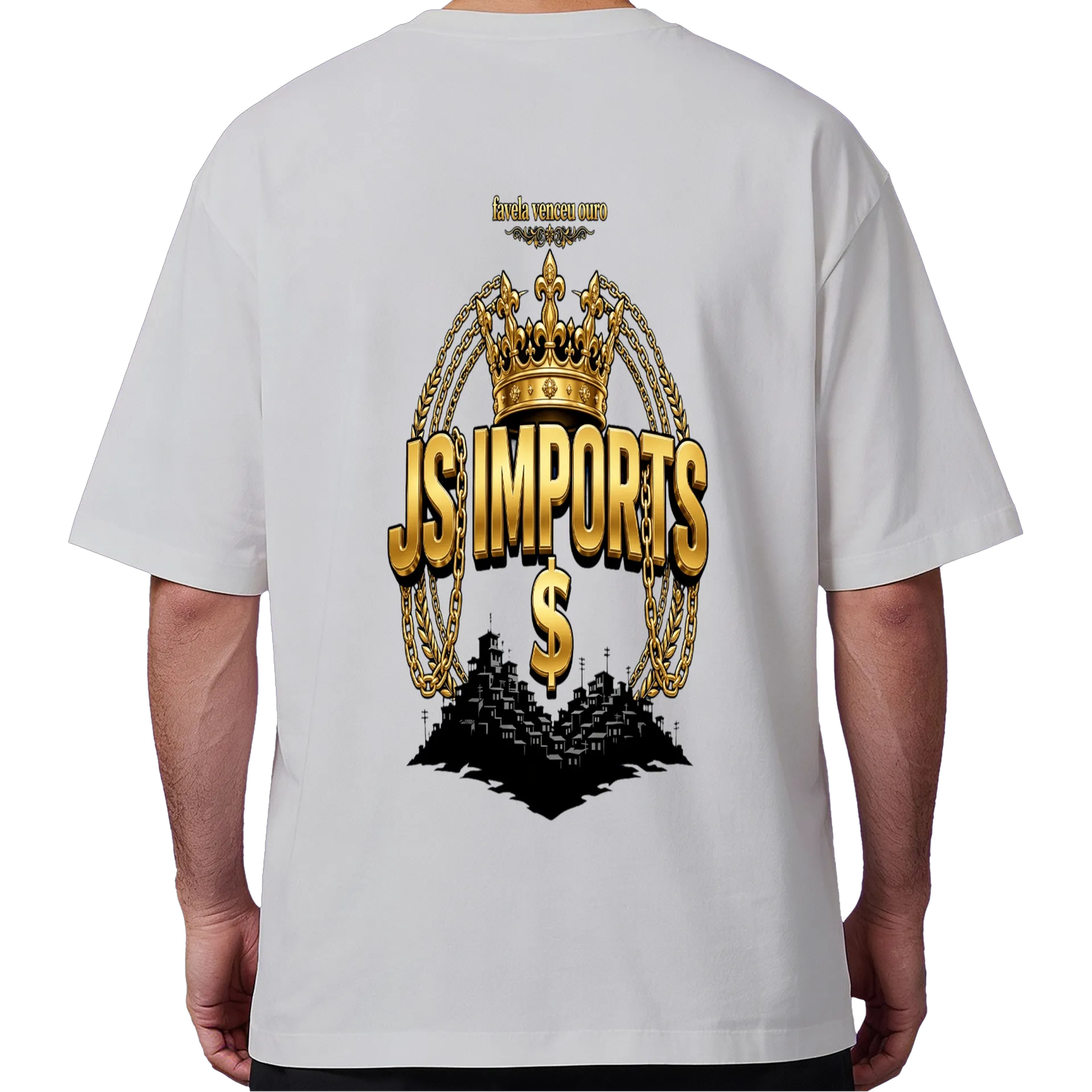 Camiseta Oversized de JS  — imagem 6 de 6