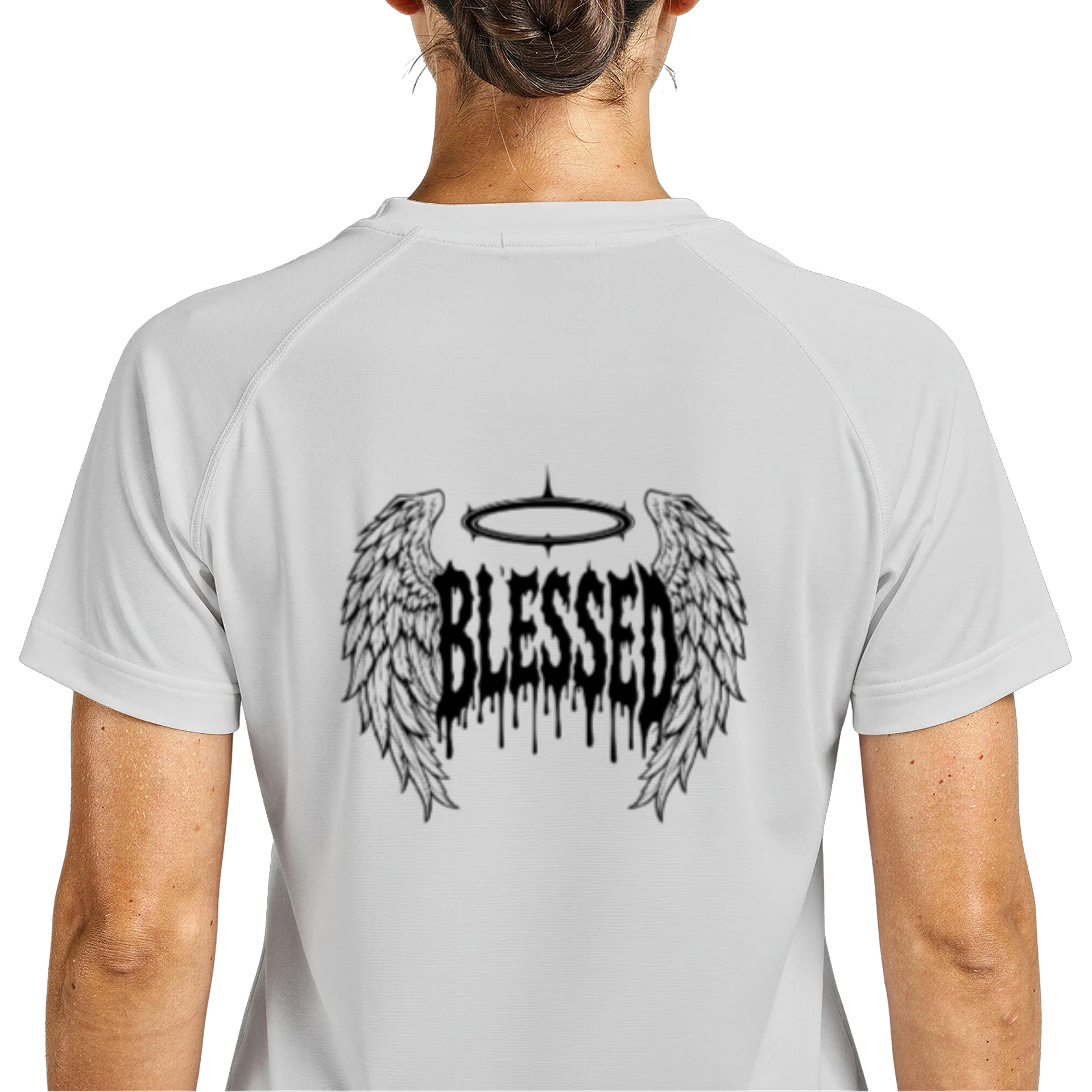Camiseta Dry-Fit CMB "Blessed" - Branco - Imagem 5