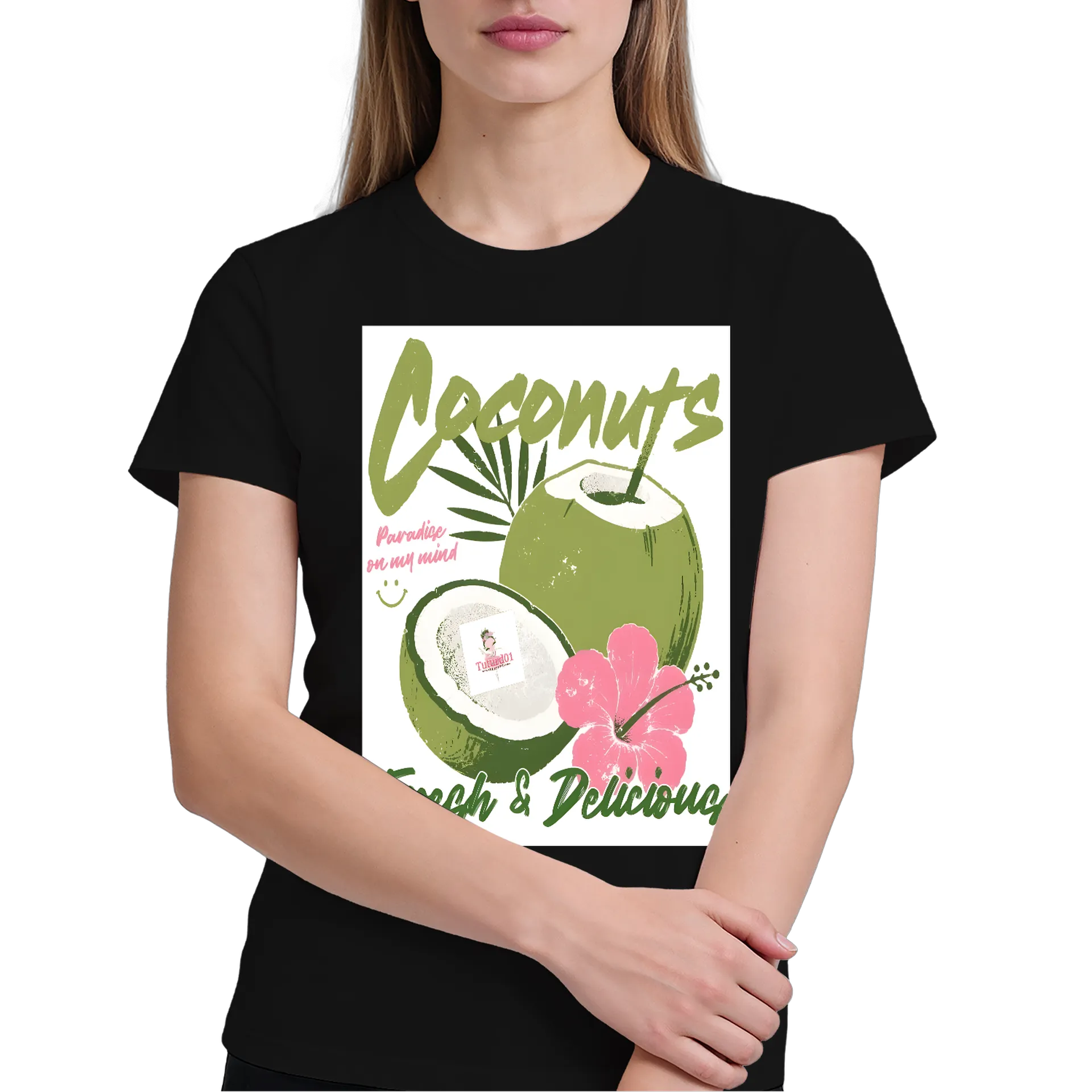 Camiseta Frutas Tropicais 100% Algodão - Imagem 3
