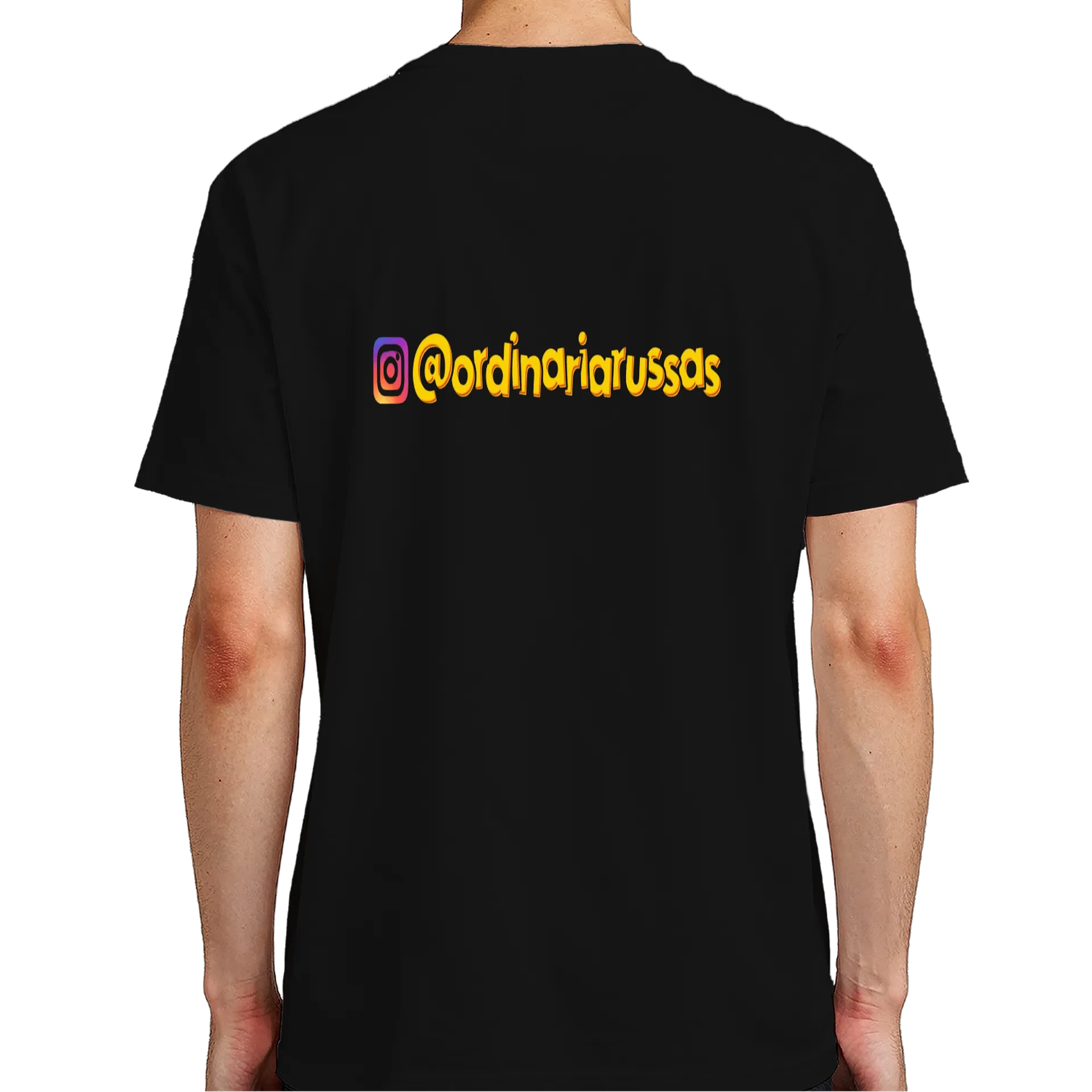 Camiseta Personagem TikTok Neon Azul Vermelho 100% Algodão de Manoecorpus — imagem 6 de 6
