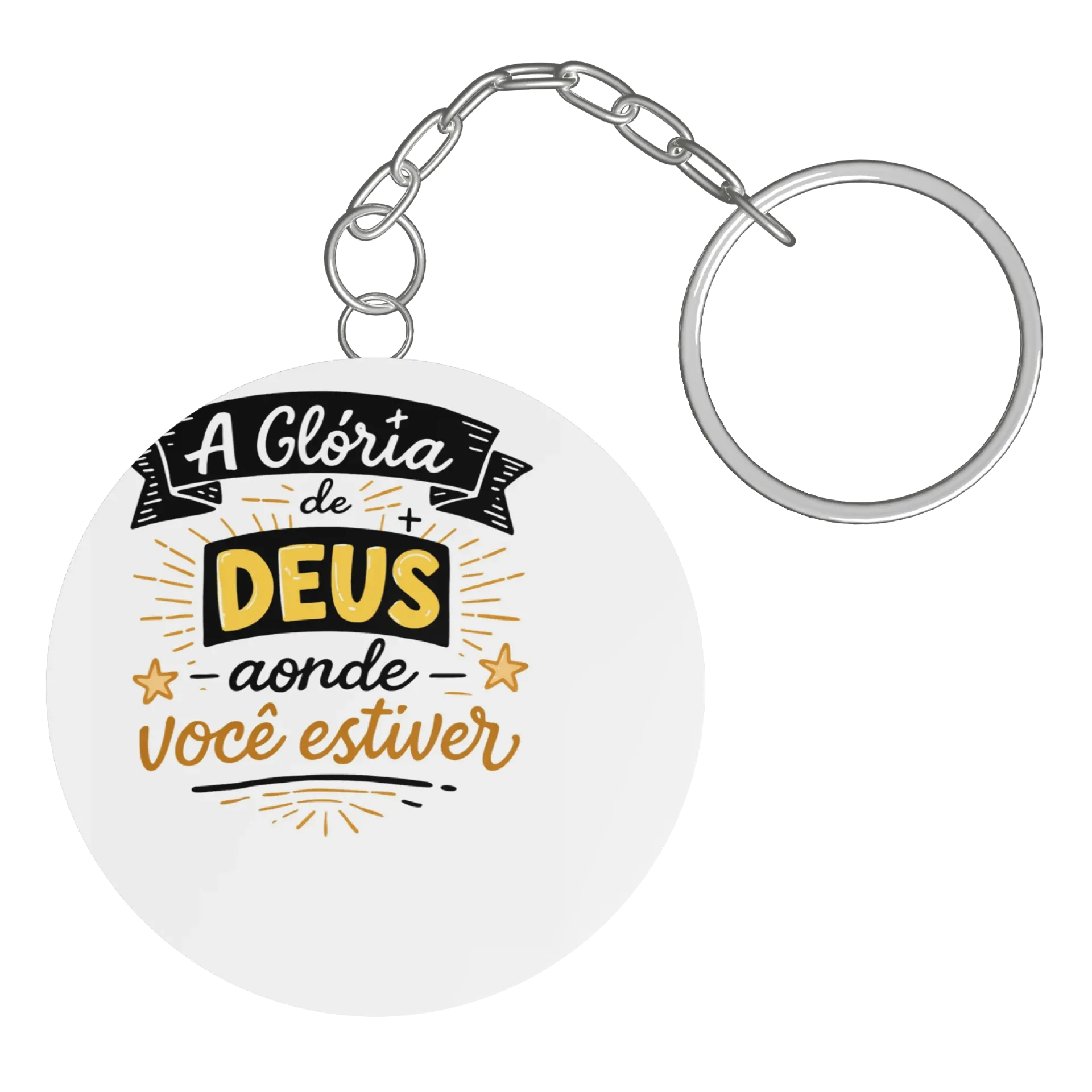 Chaveiro personalizado de Podcast Shekinah