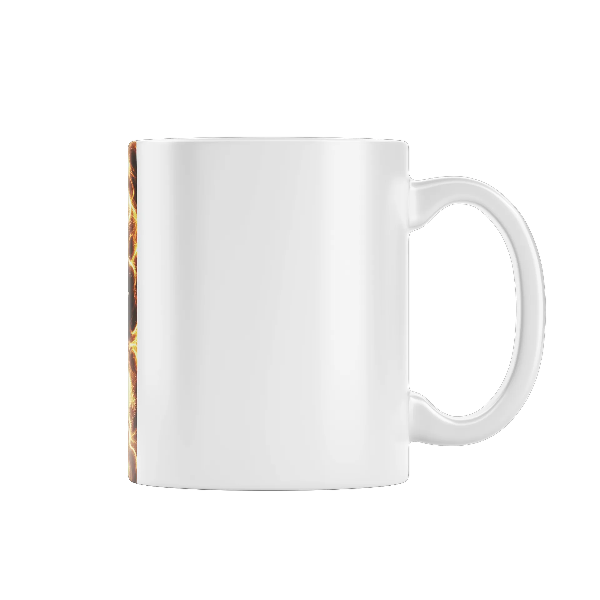 Caneca Porcelana Cancer Estampa Ouro 325ml - Imagem 1