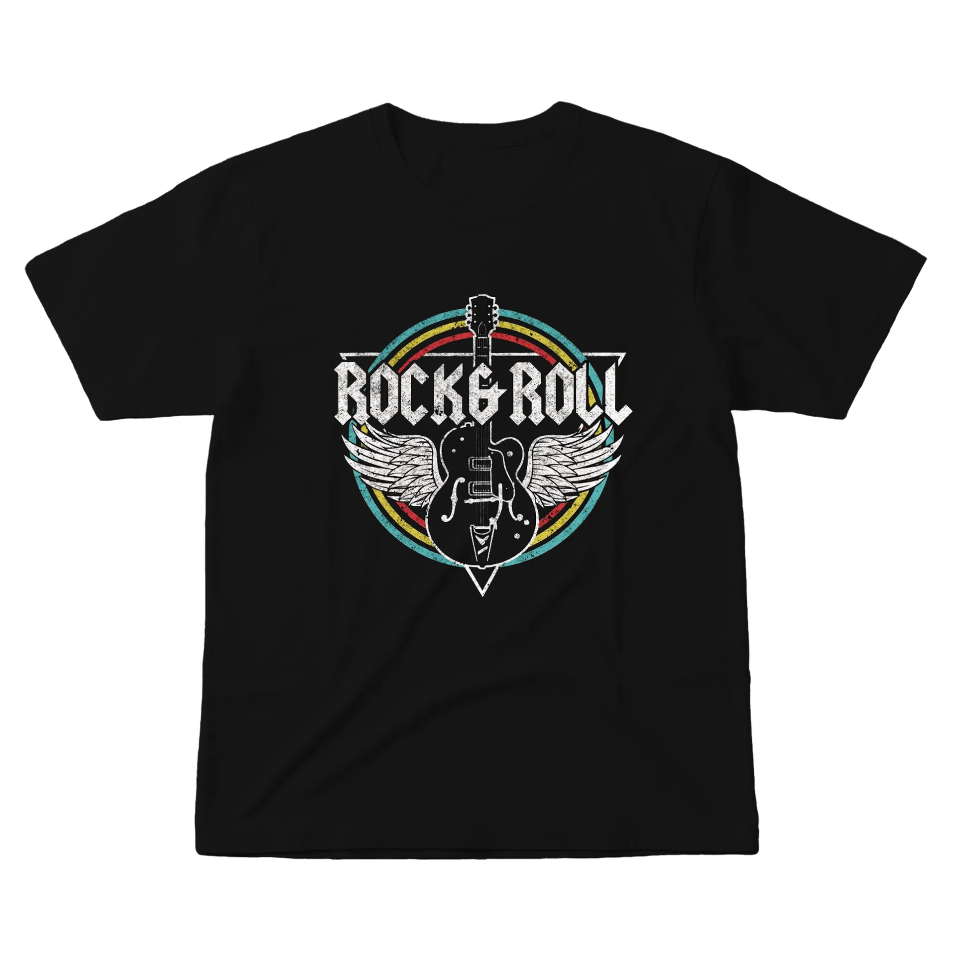 Camiseta Rock and Roll 100% Algodão - Imagem 1