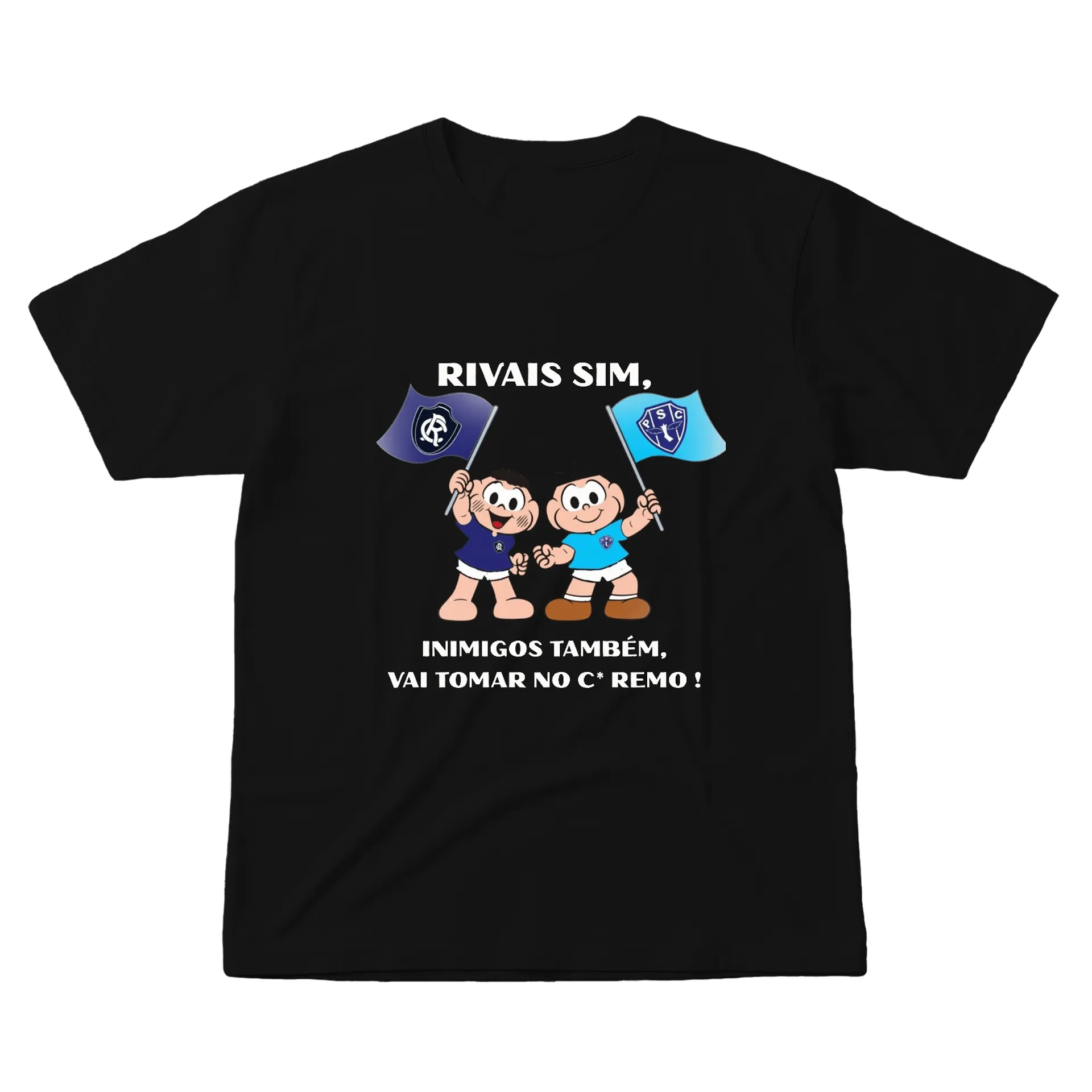 Camiseta RIVAIS SIM, INIMIGOS TAMBÉM - Imagem 1