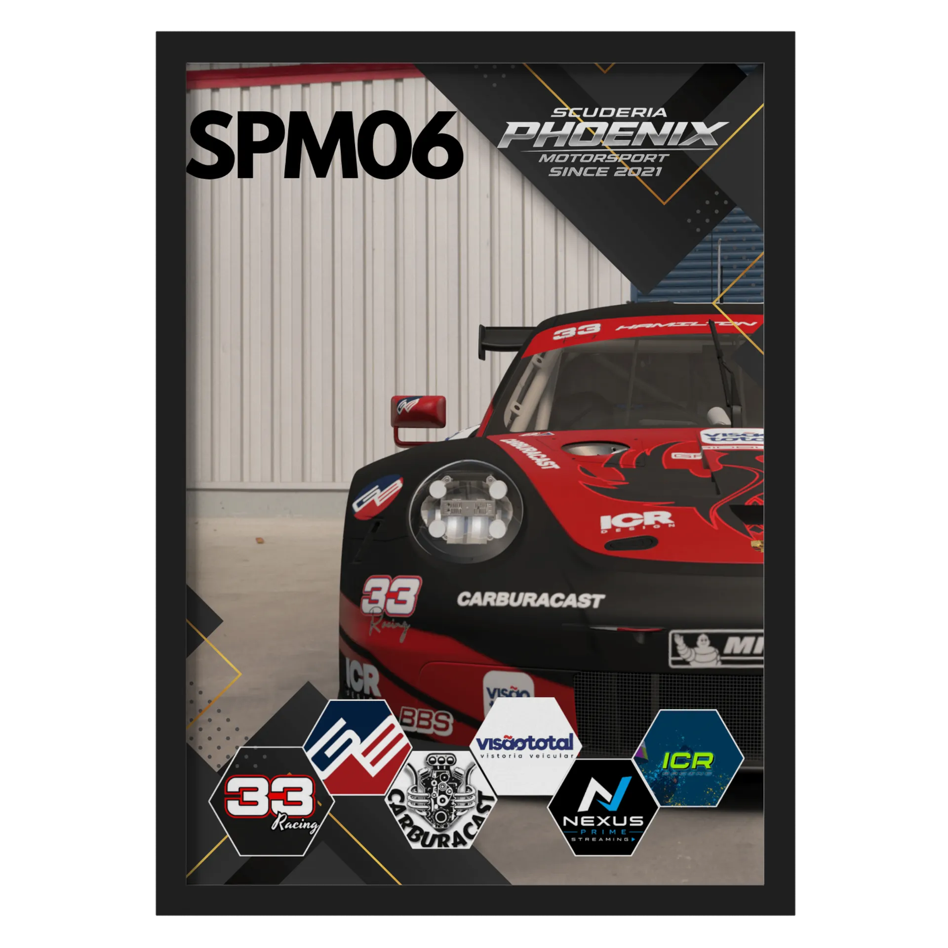 Quadro Porsche SPM06 Livery 2025 - Imagem 1