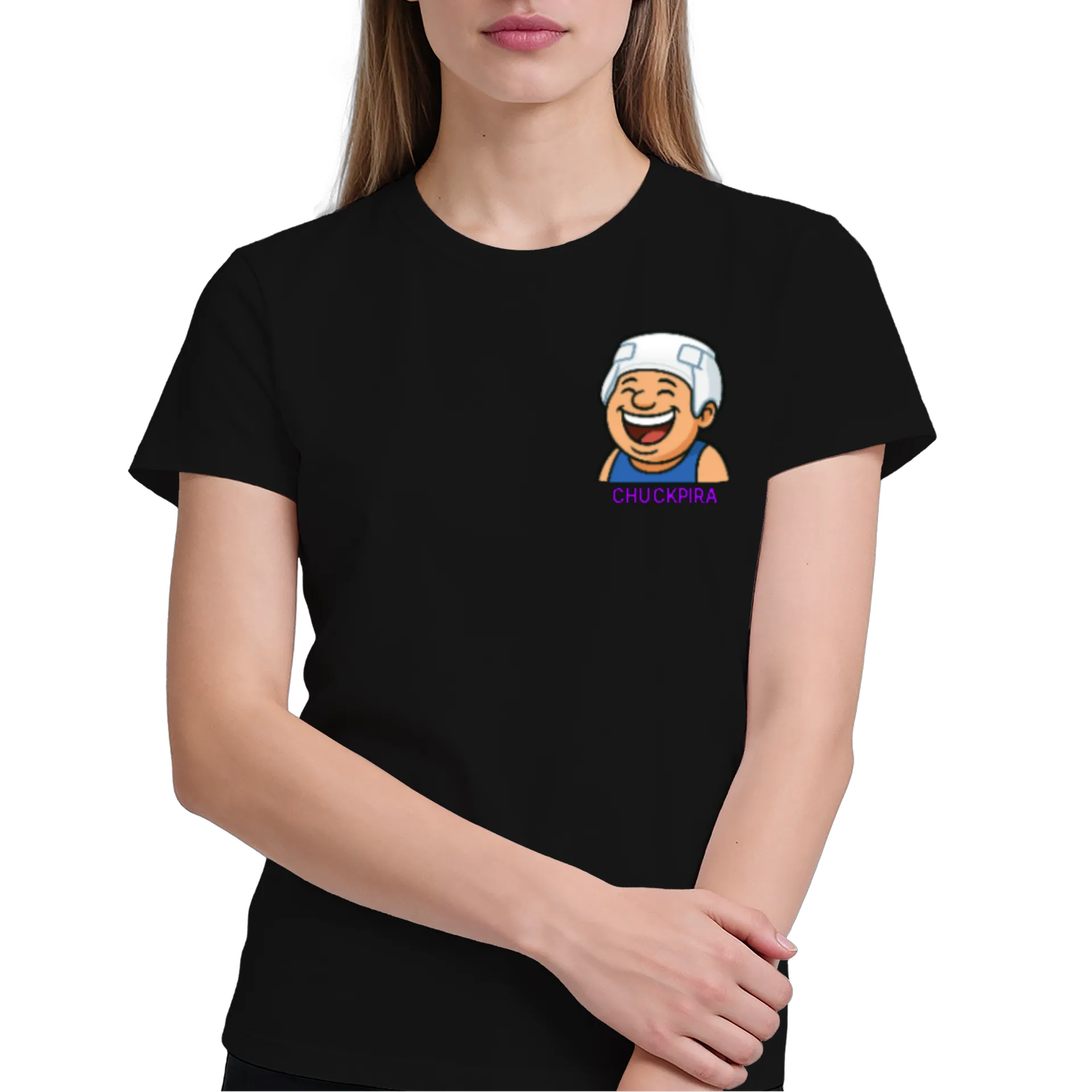 Camiseta Personalizada Fralda 100% Algodão Preto - Imagem 4