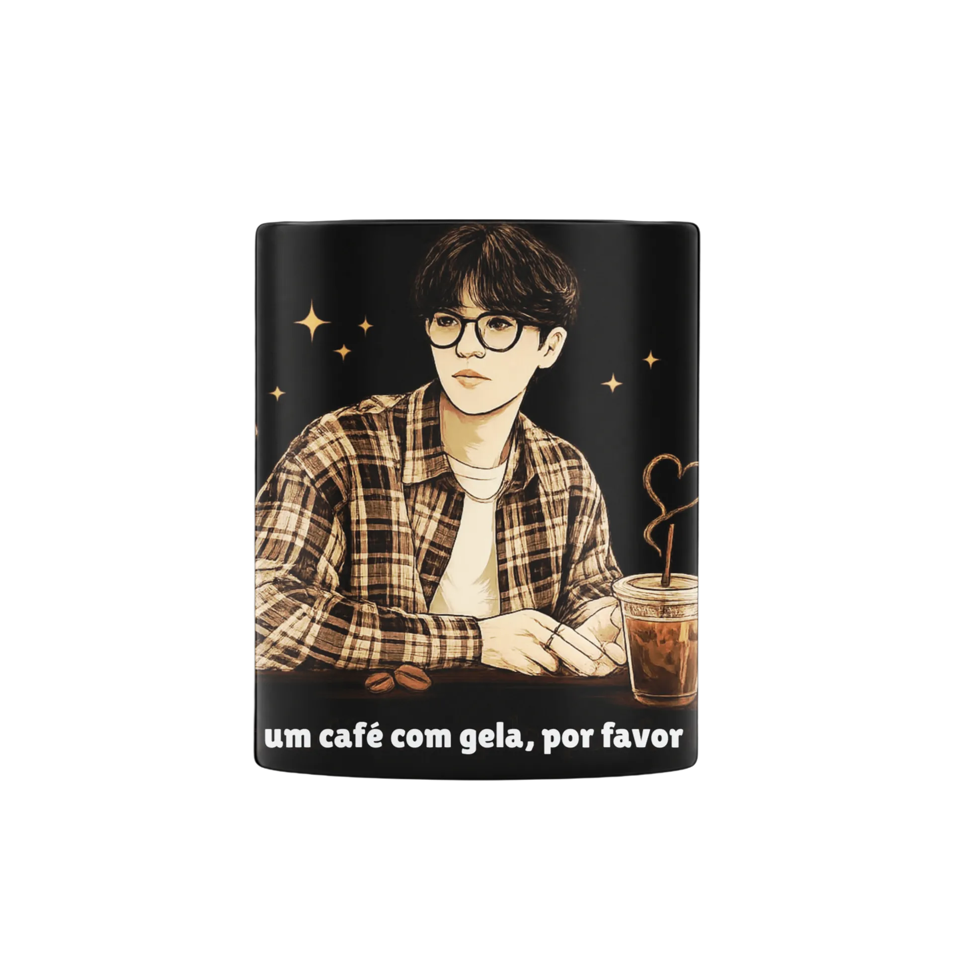 Caneca personalizada café com gela de Nina — imagem 2 de 4