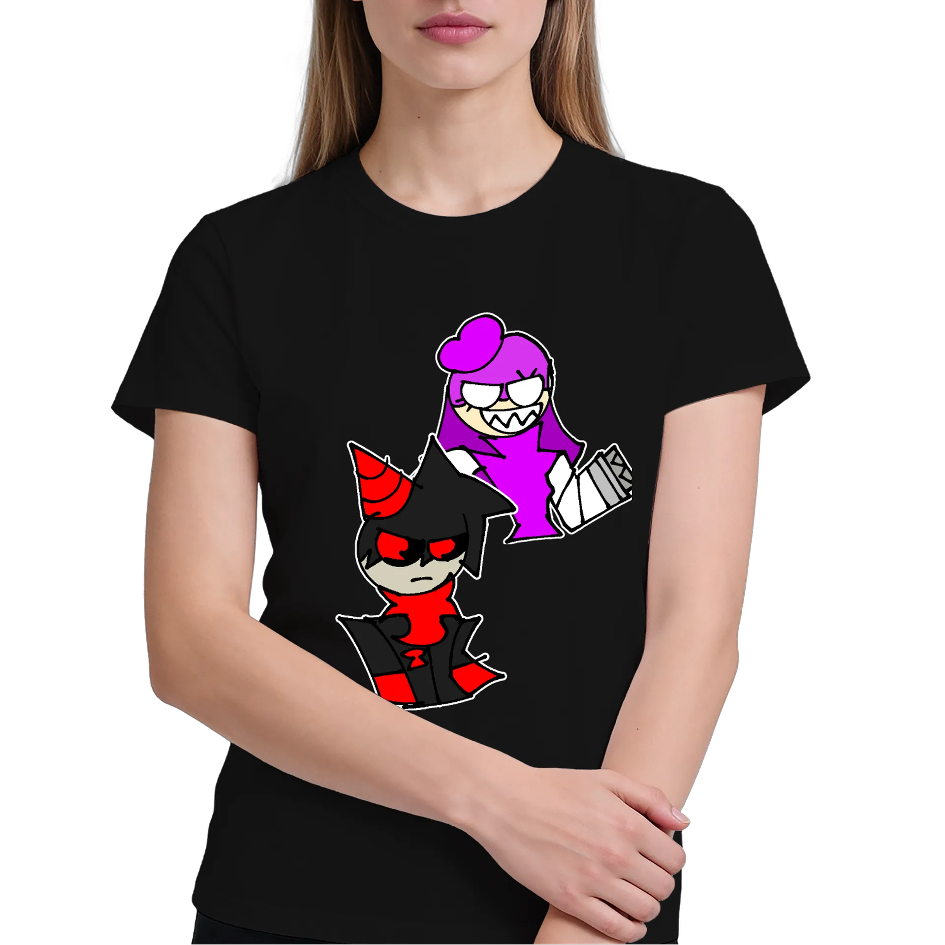 Camiseta irmão e irmã malignos 100% Algodão  de XElectronz — imagem 3 de 6