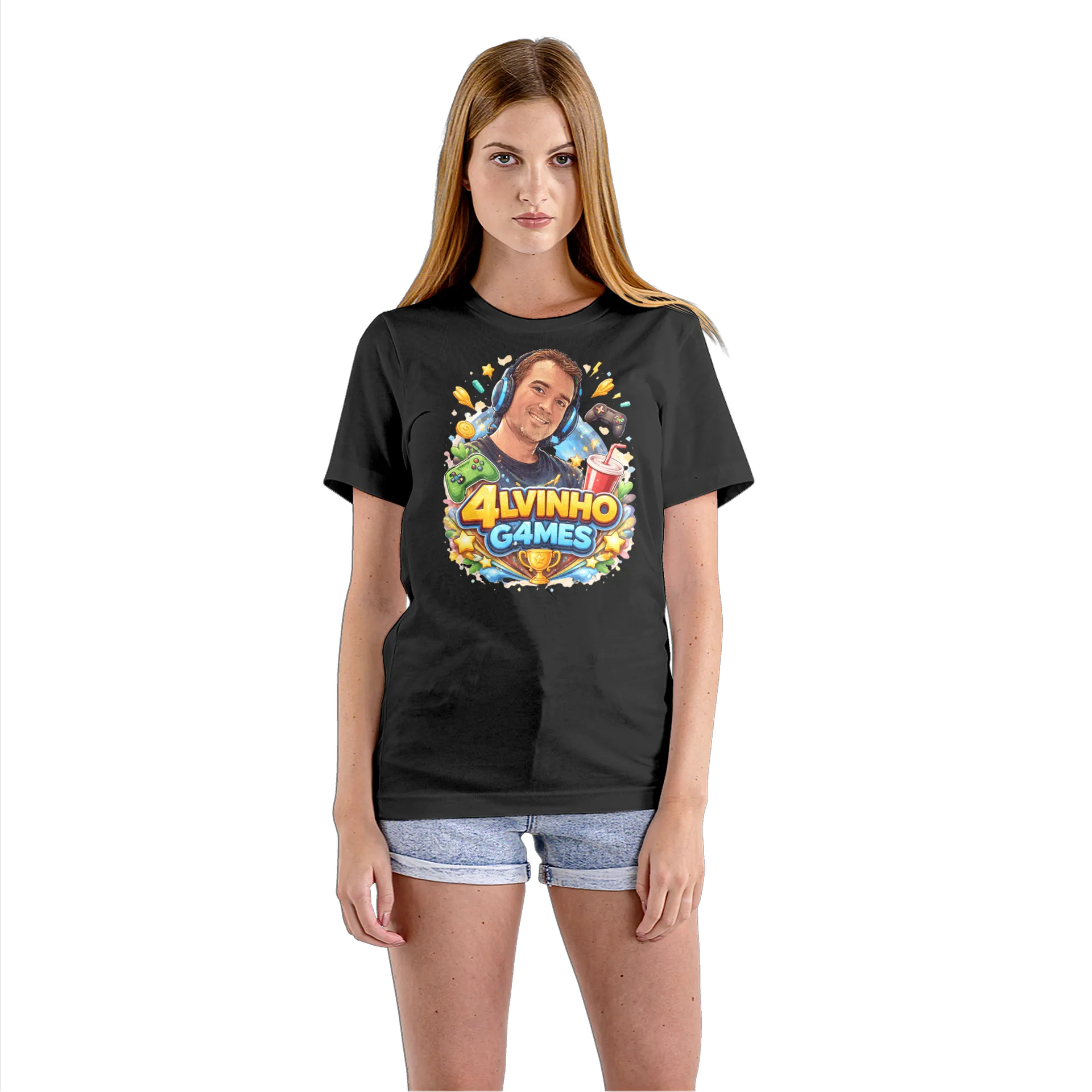 Babylook personalizado alvinho games 4 - Imagem 3