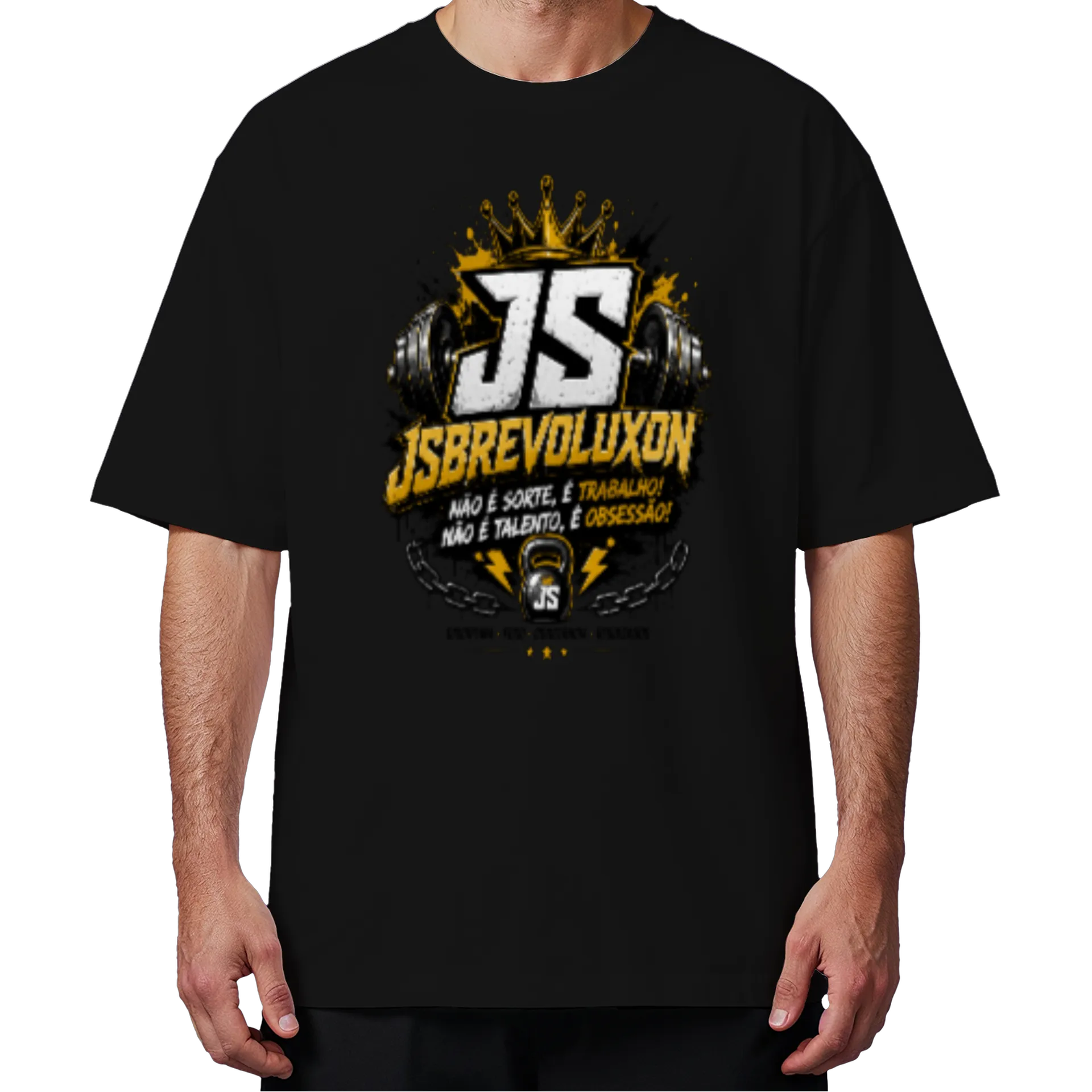 Camiseta Oversized jsbrevoluxon - Imagem 4