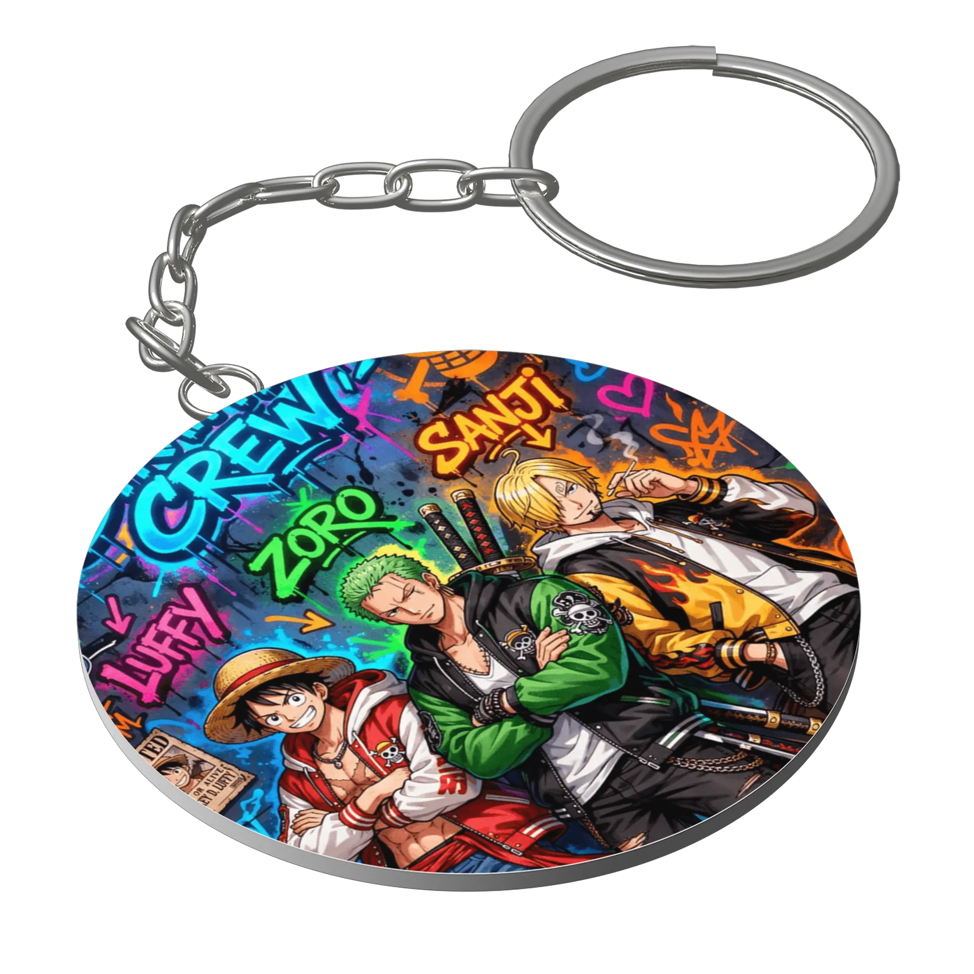 Chaveiro personalizado One Piece - Imagem 1