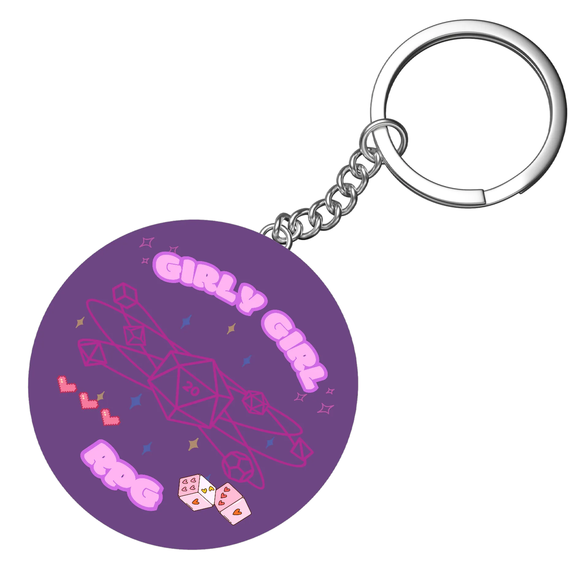 Chaveiro GIRLY GIRL RPG! - Imagem 4