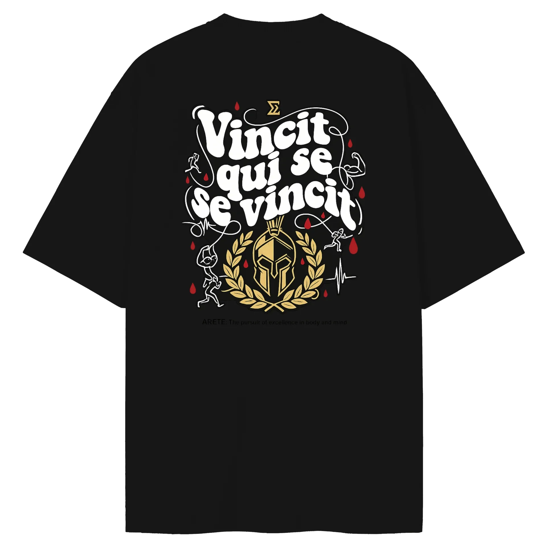 Camiseta Aretê — Coleção "Vincit Qui Se Vincit" de ARETÊ