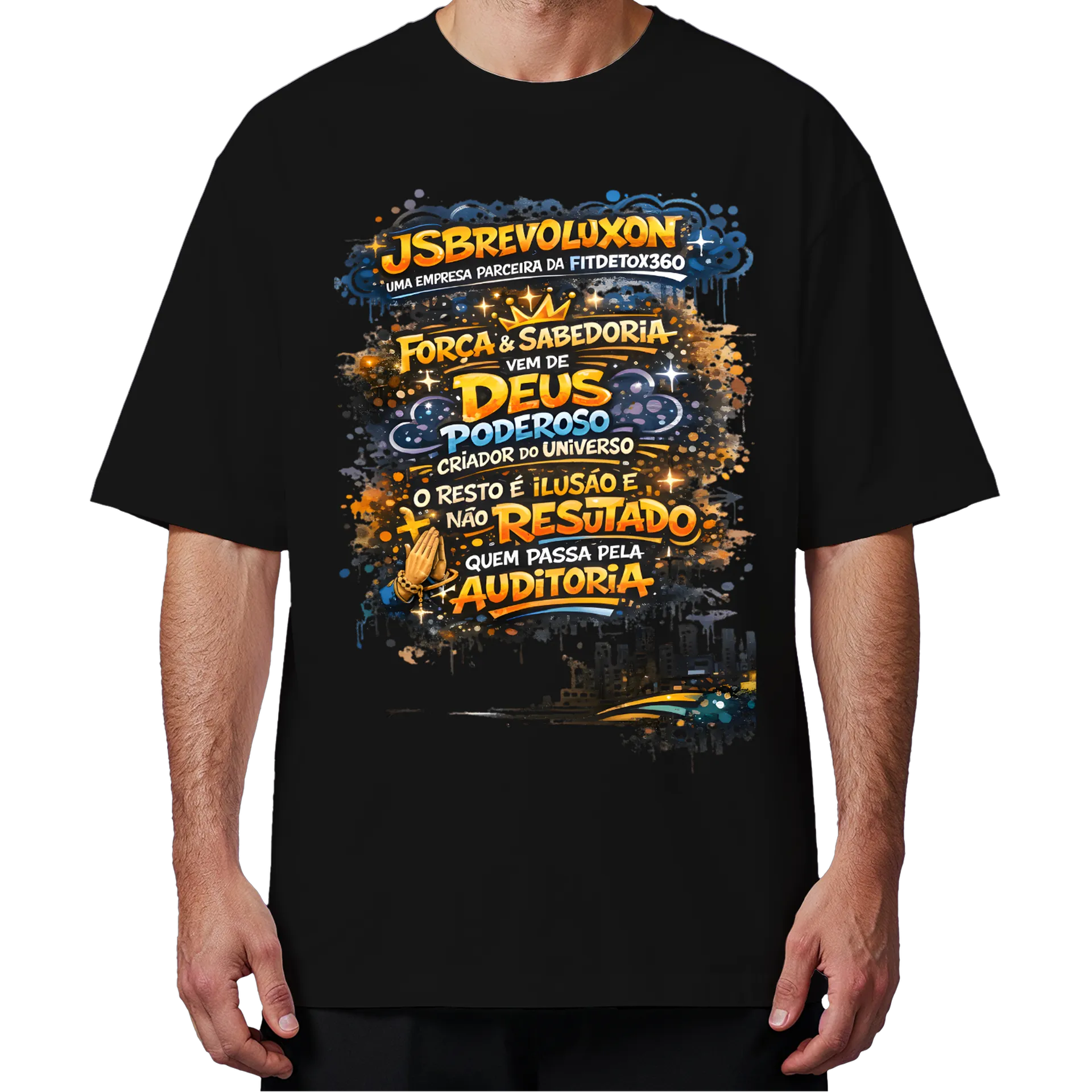 Camiseta jsbrevoluxon Oversized - Imagem 4