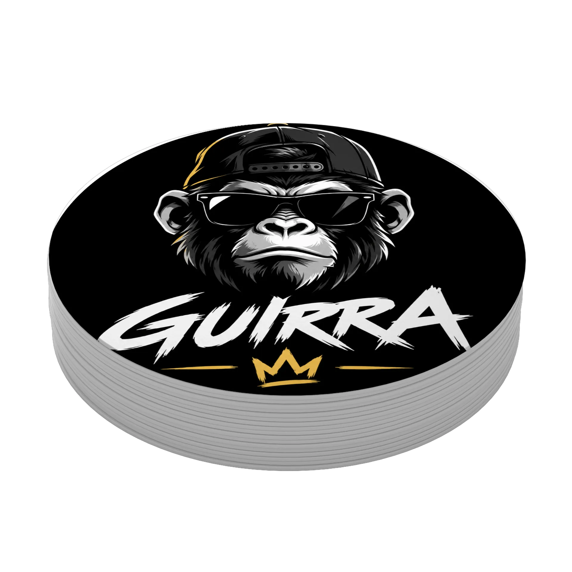 Porta-copo Gorra Monkey MDF de Anaclara — imagem 3 de 3