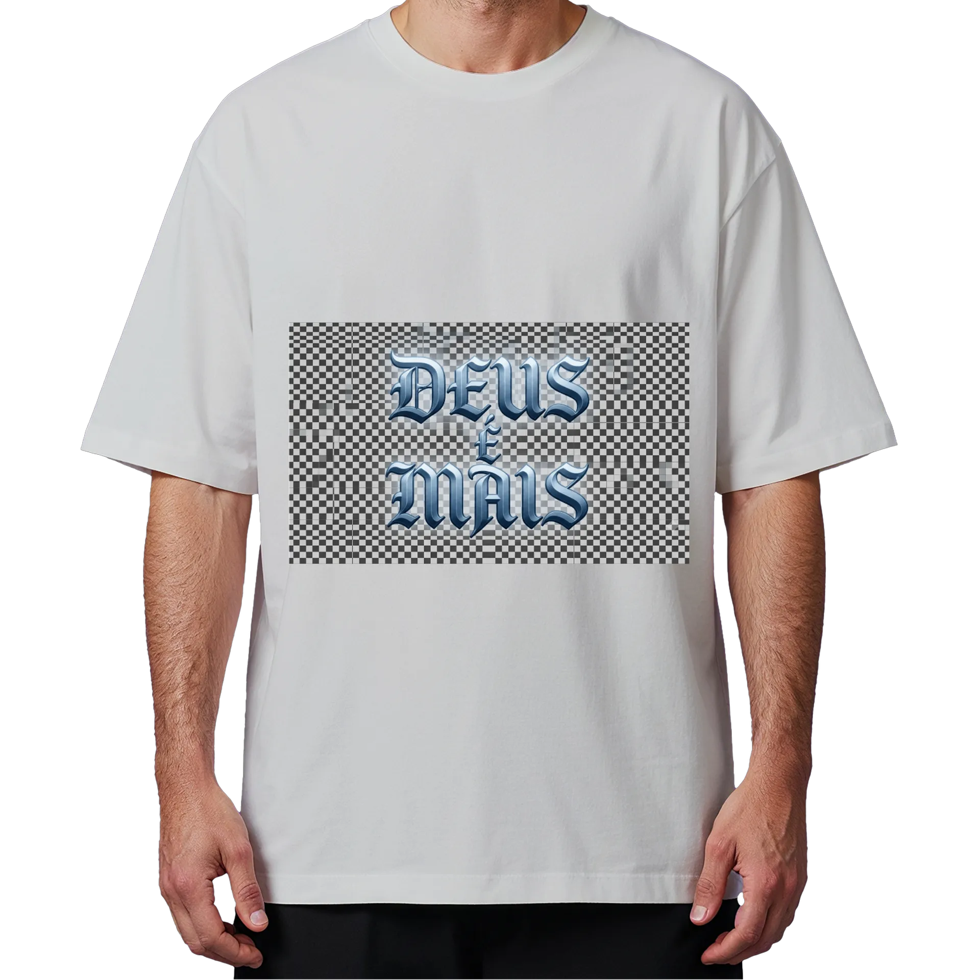Camiseta Oversized - Deus é mais - Imagem 4