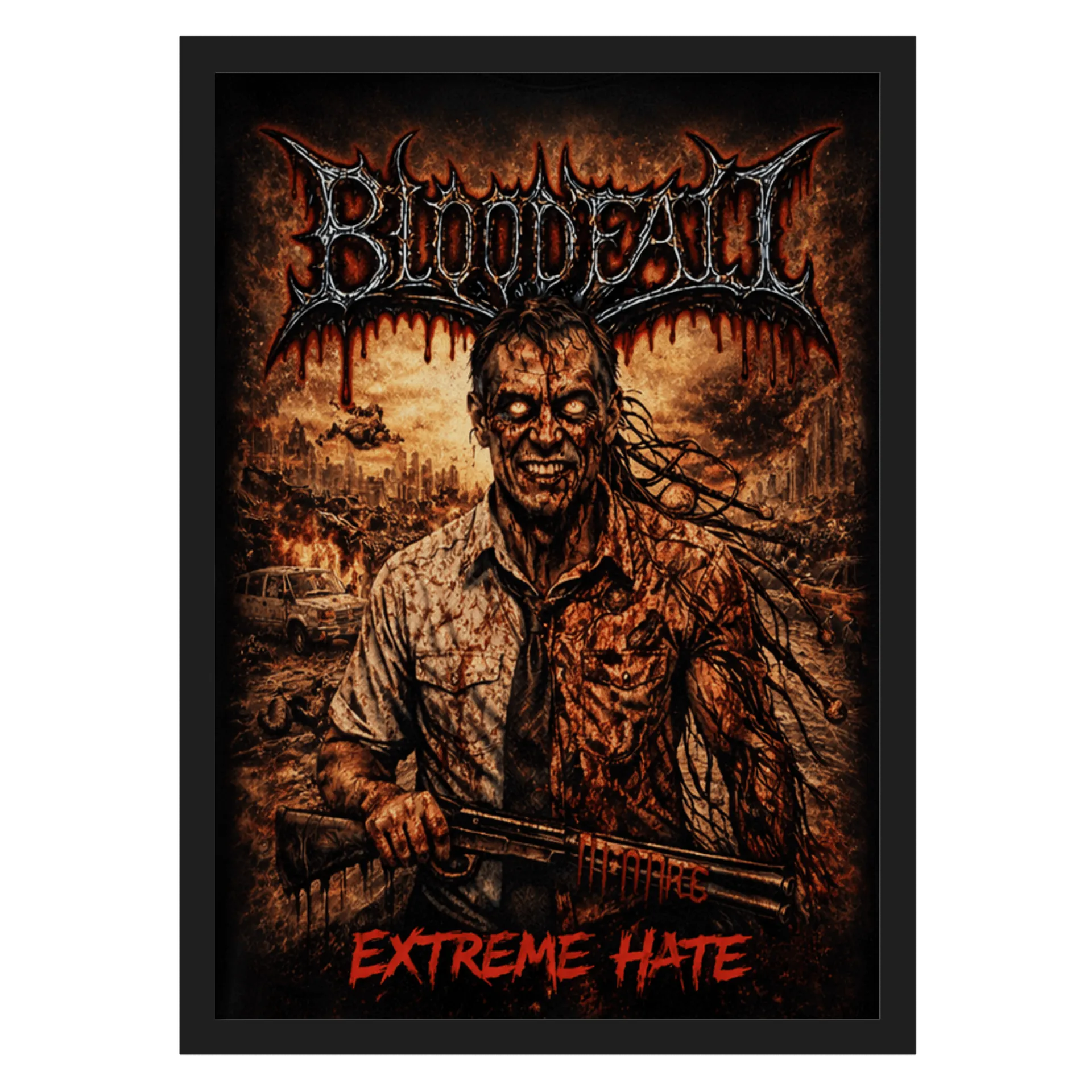 Quadro A3 Bloodfall:Extreme Hate - Imagem 1