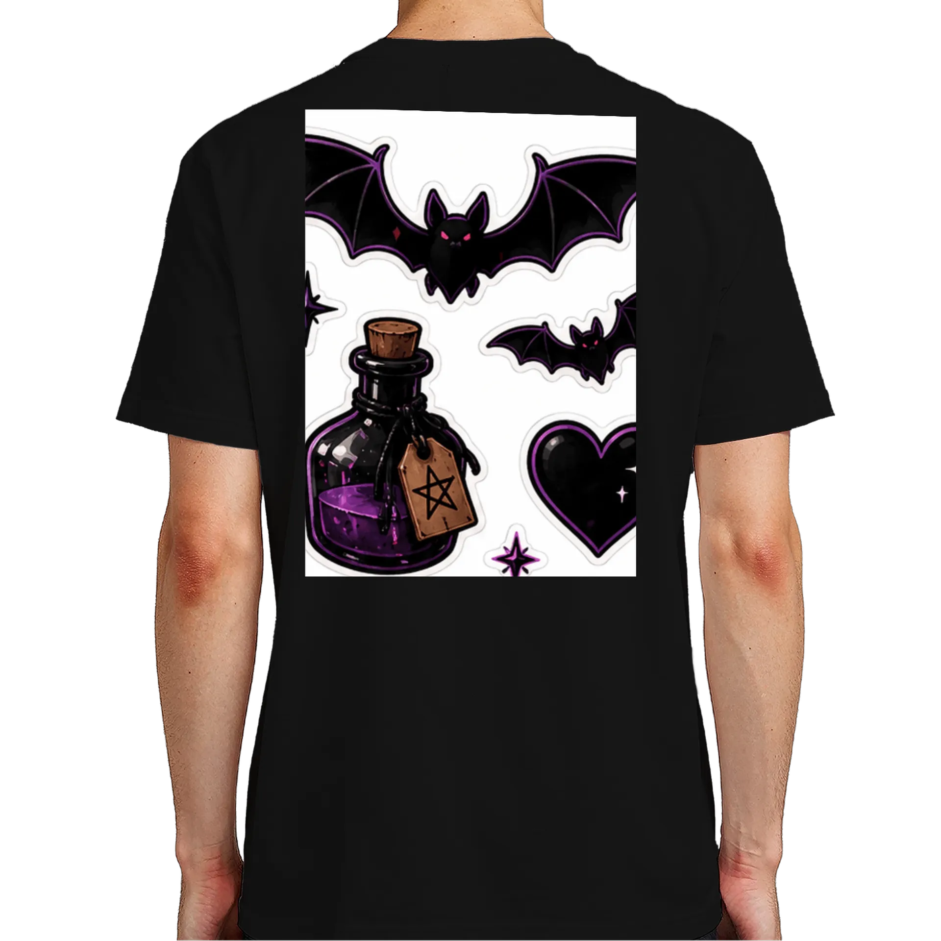 Camiseta Vampira com Cabelo Vermelho 100% Algodão - Imagem 7