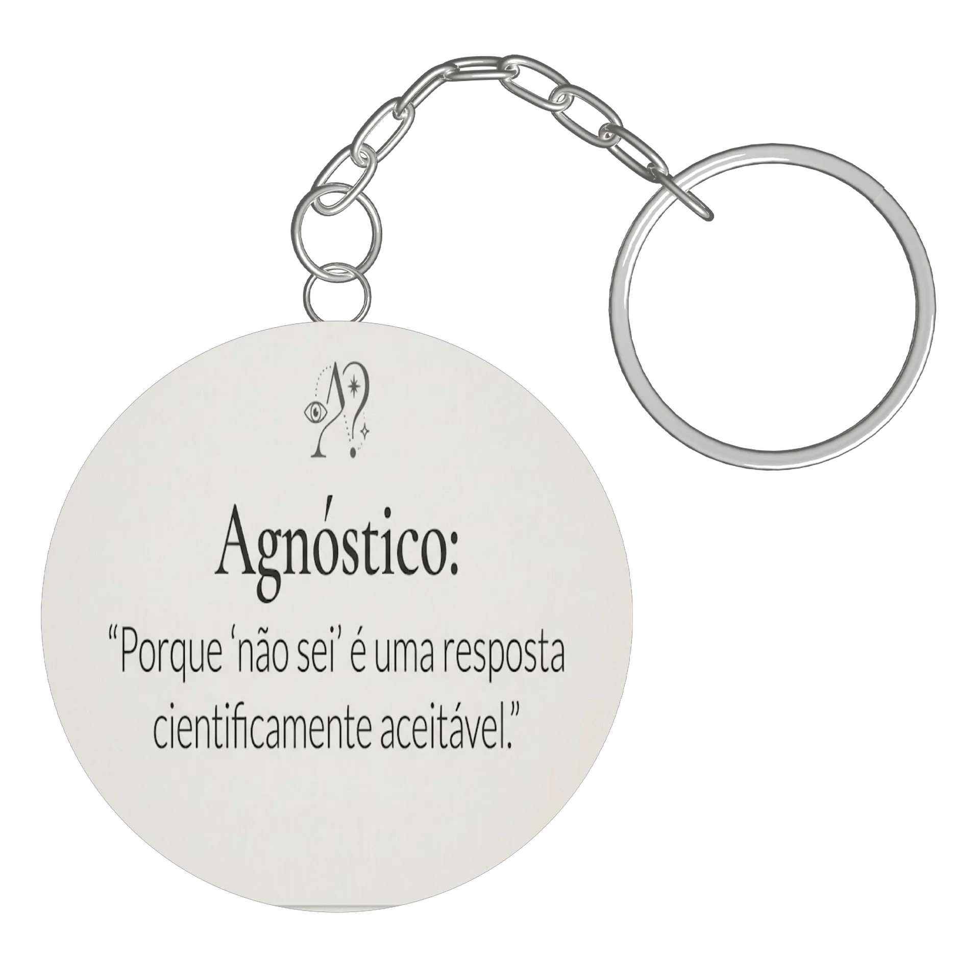 Chaveiro personalizado agnostico - Imagem 3