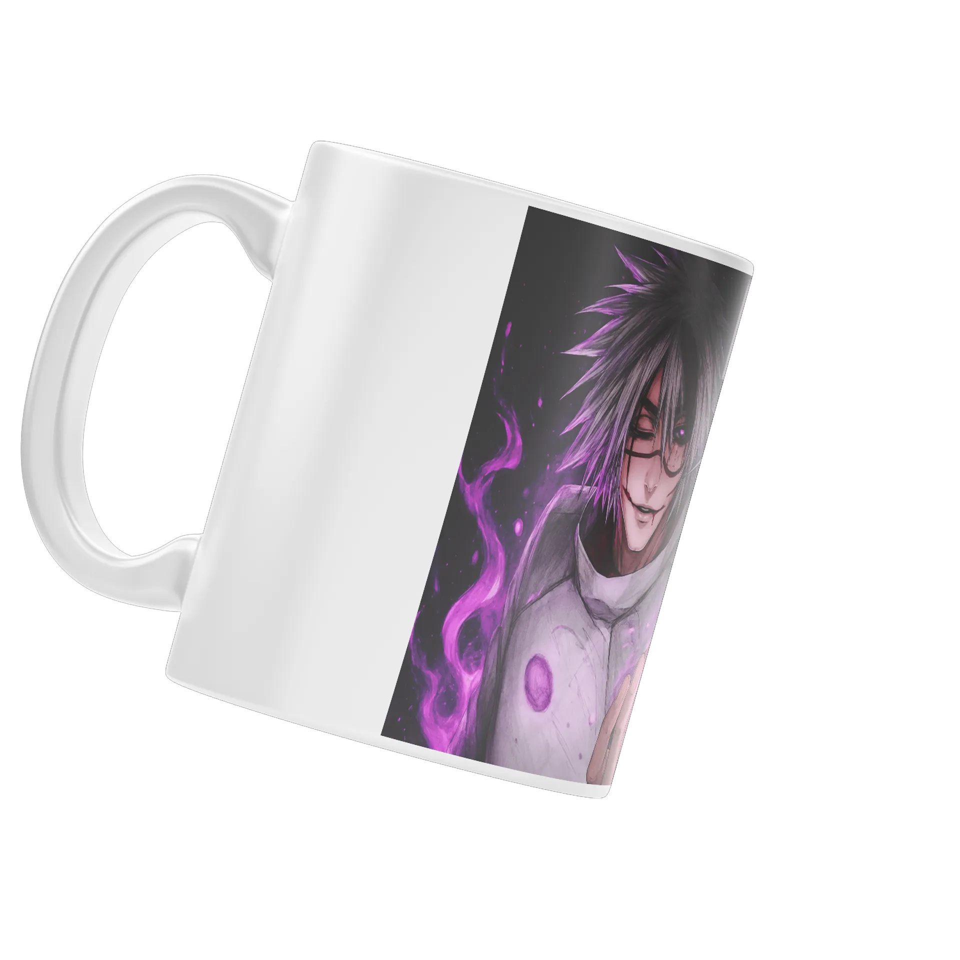 Caneca Porcelana Joelho Black Purple 325ml - Imagem 4