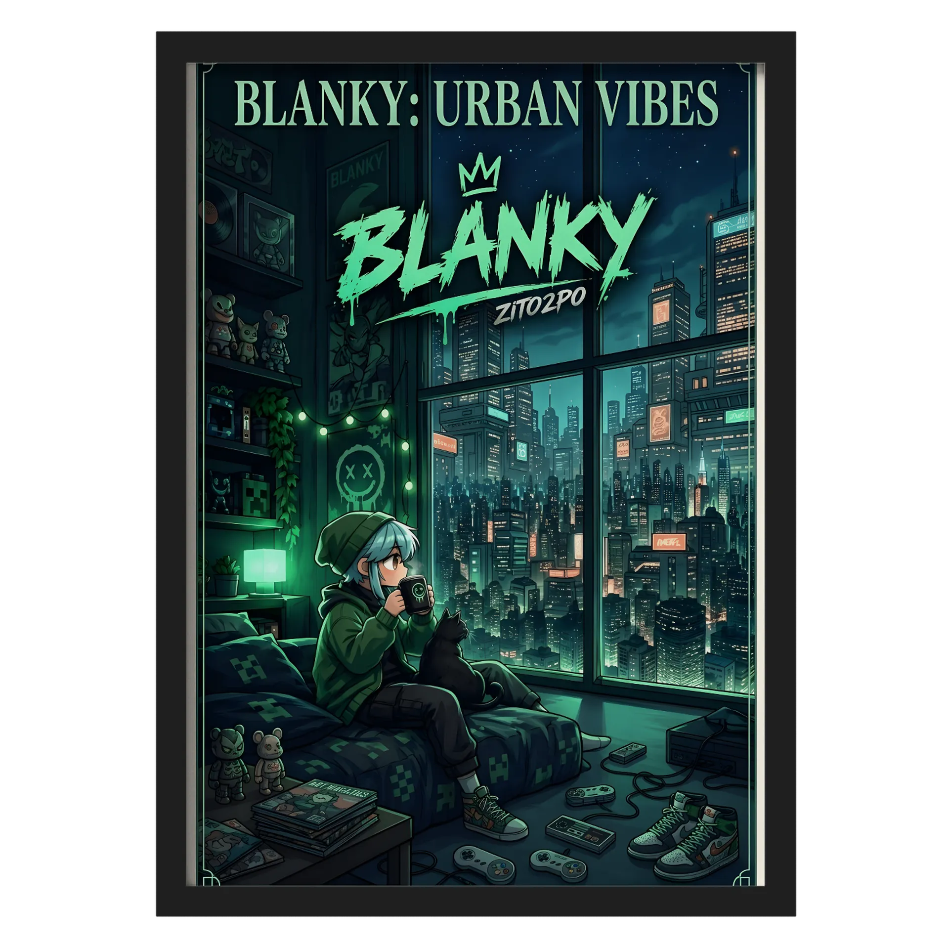 Poster Blanky: Urban Vibes Com Vidro de Blankyzito2p0 — imagem 1 de 3