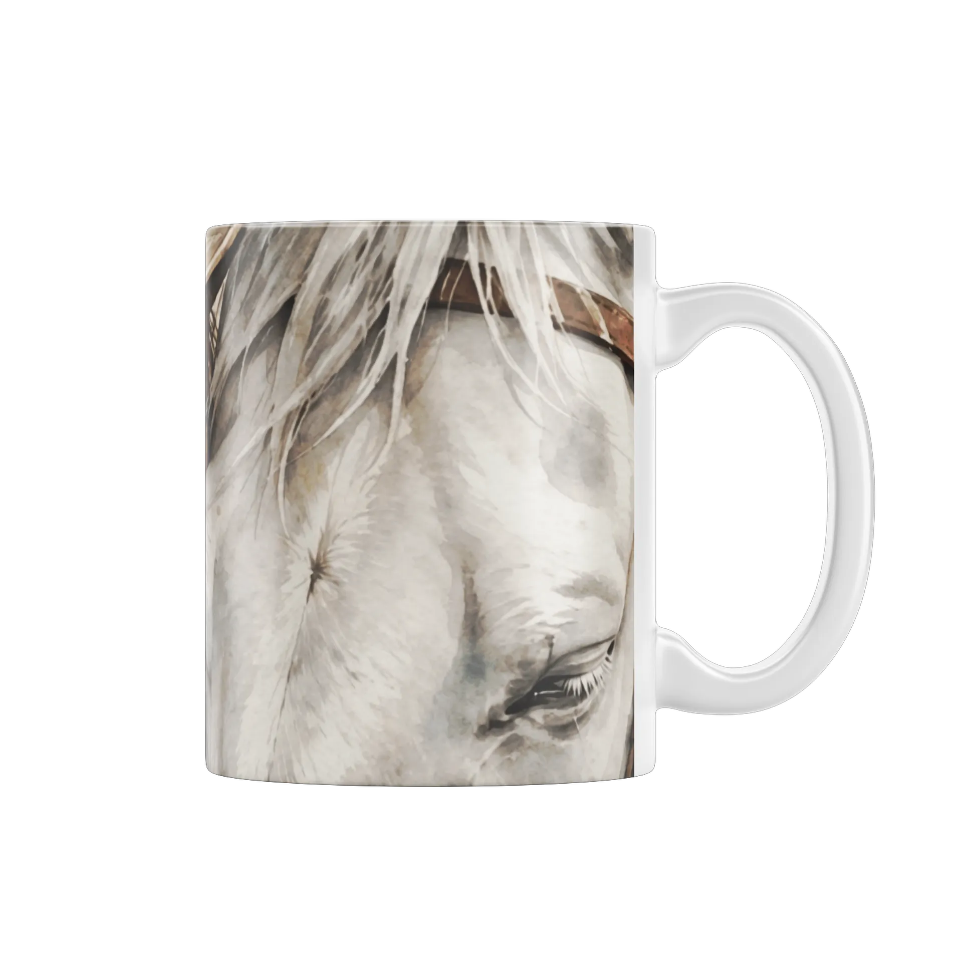 Caneca Porcelana Estampa Retrô Mulher Sonhadora 325ml de estudioemt — imagem 1 de 4