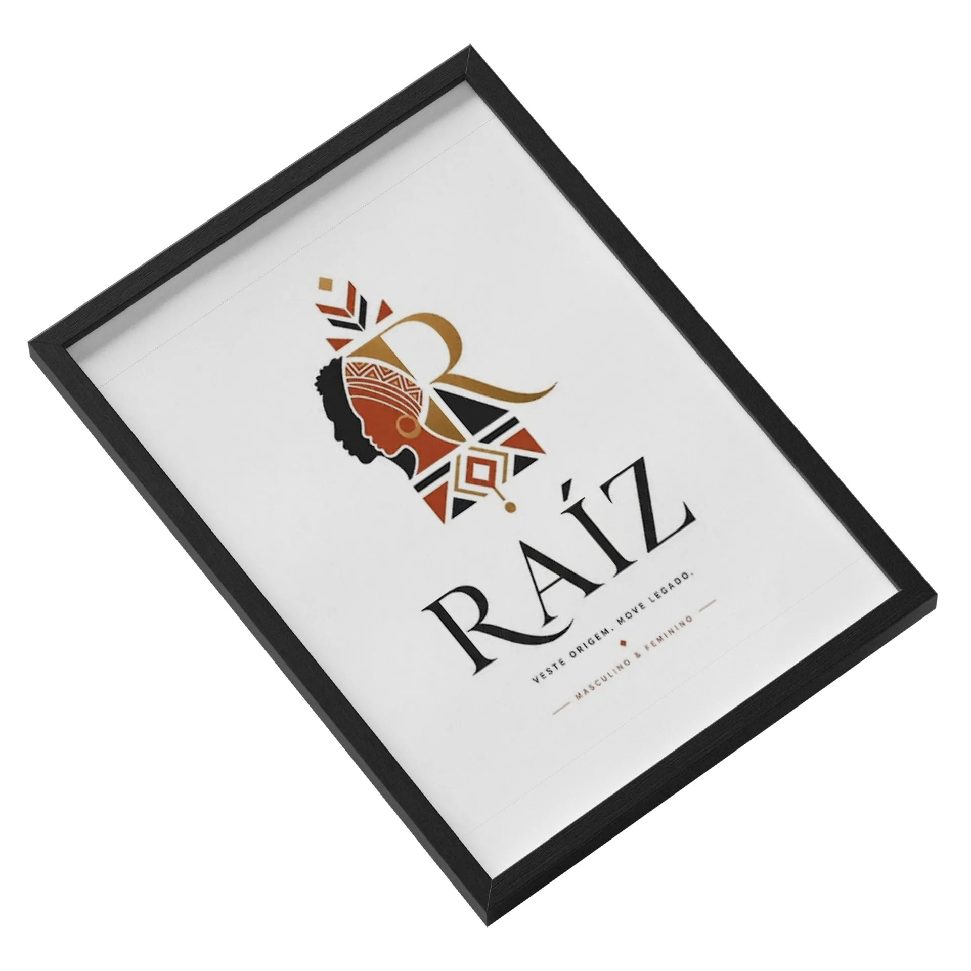 Quadro A3 personalizado Com Vidro de raizvestelegado — imagem 3 de 4