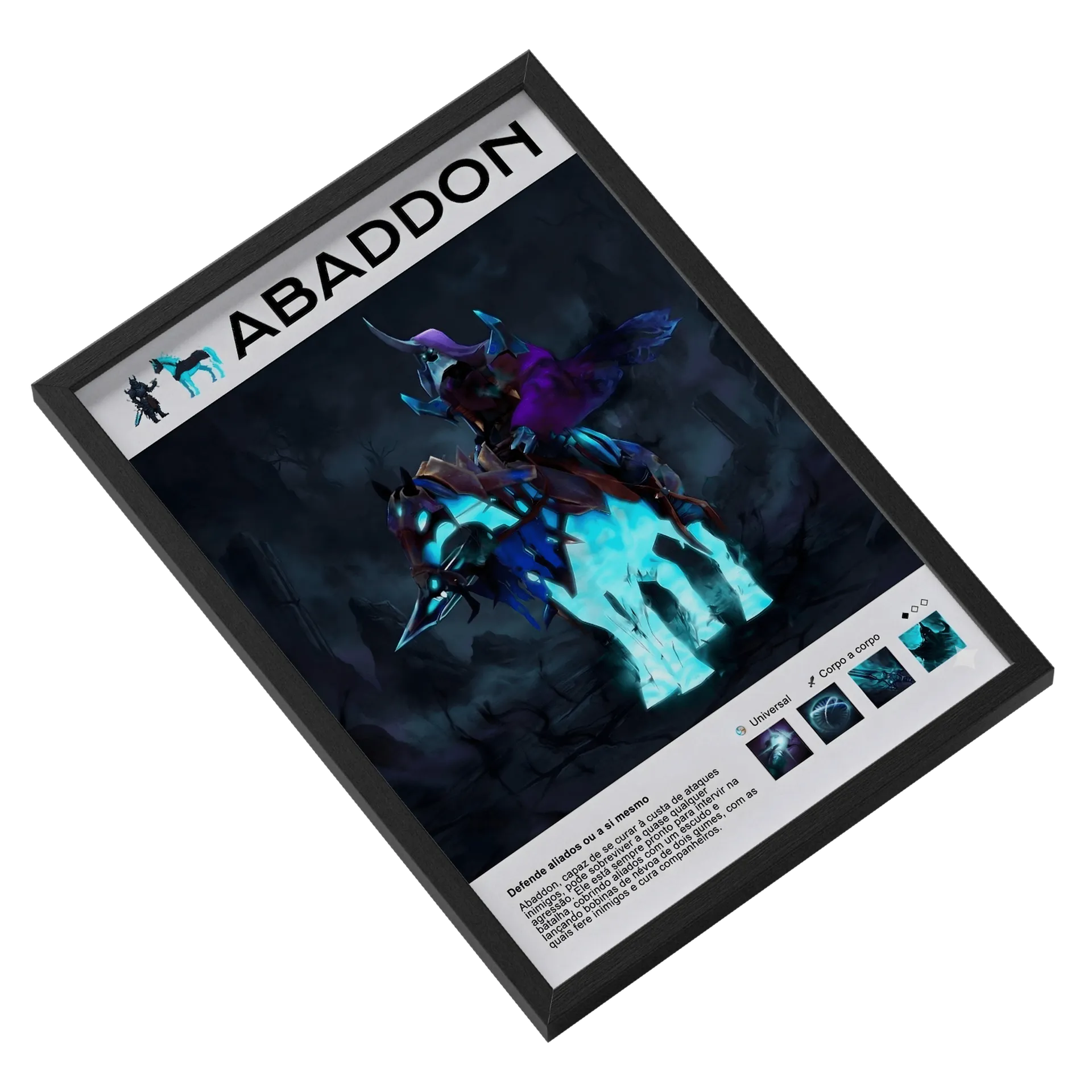 Quadro A3 Abbadon Personalizado - Imagem 2