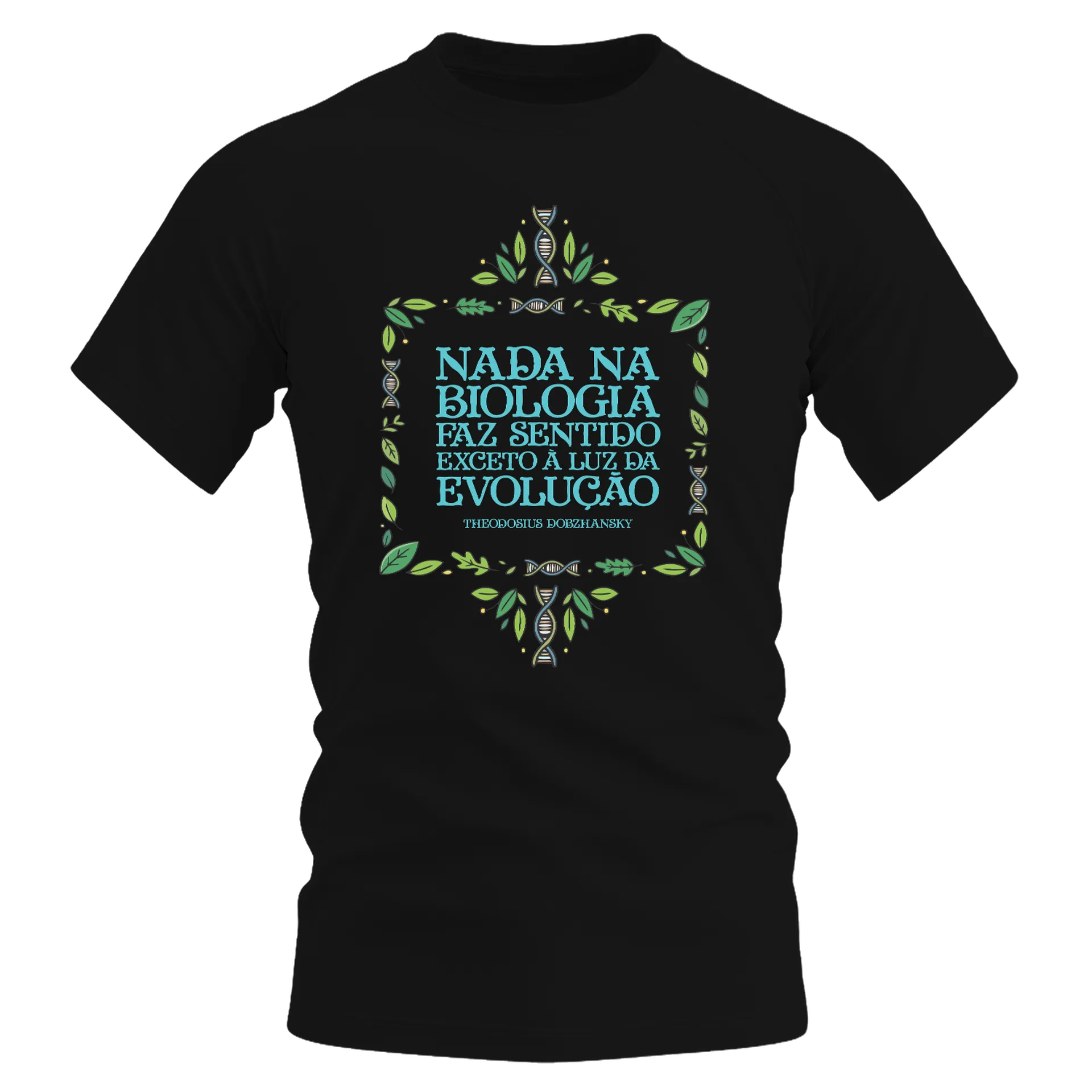 Camiseta Dry Fit Estampa Biologia Evolução 100% Polyester - Imagem 1