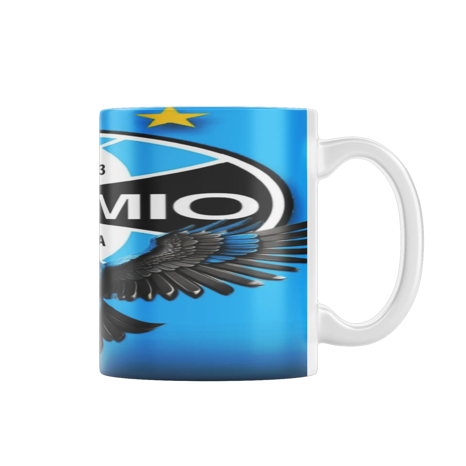 Caneca Porcelana Grêmio Águia Azul 325ml de @oficialDavidBlack