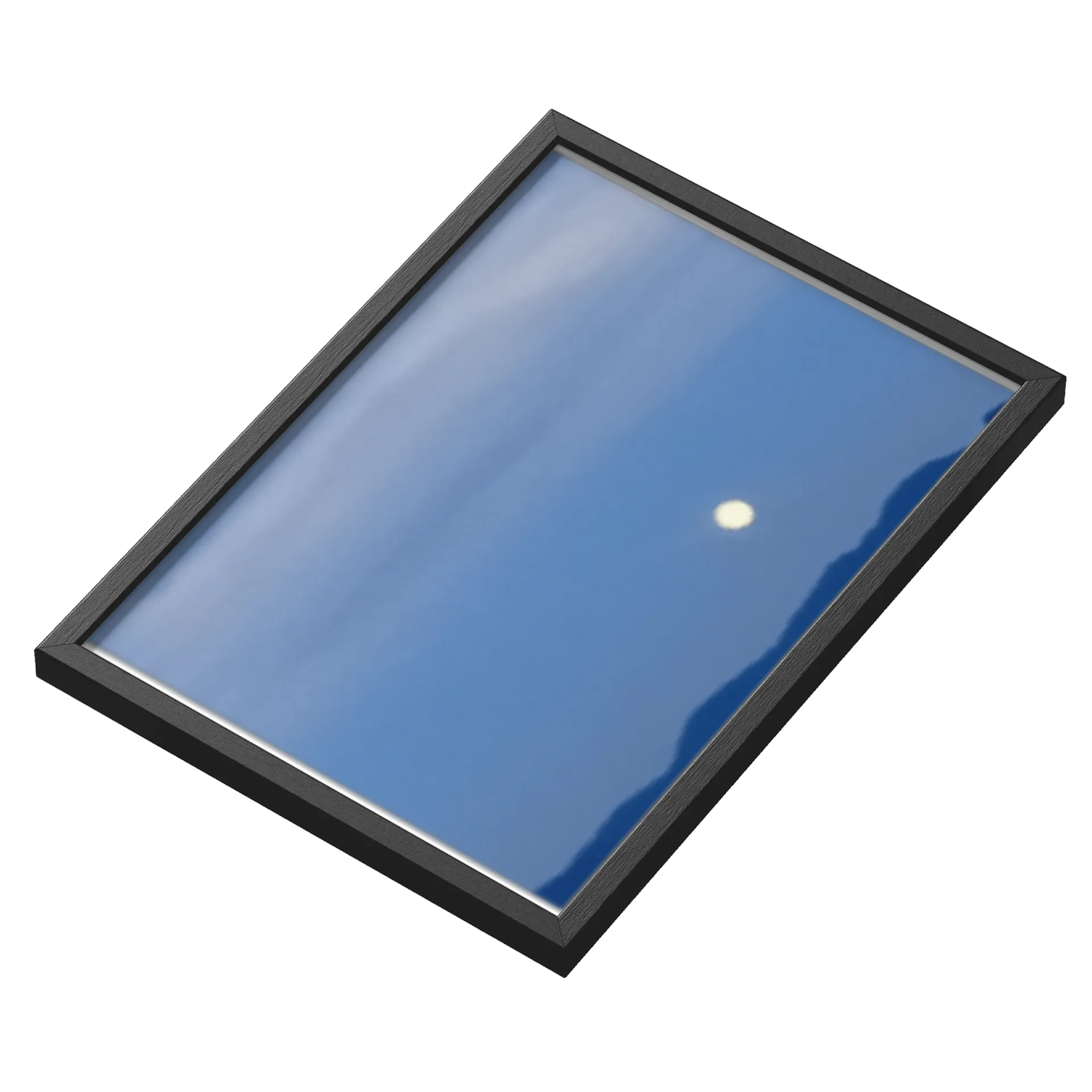 Quadro lindo decorativo,a bela lua no céu azul - Imagem 3
