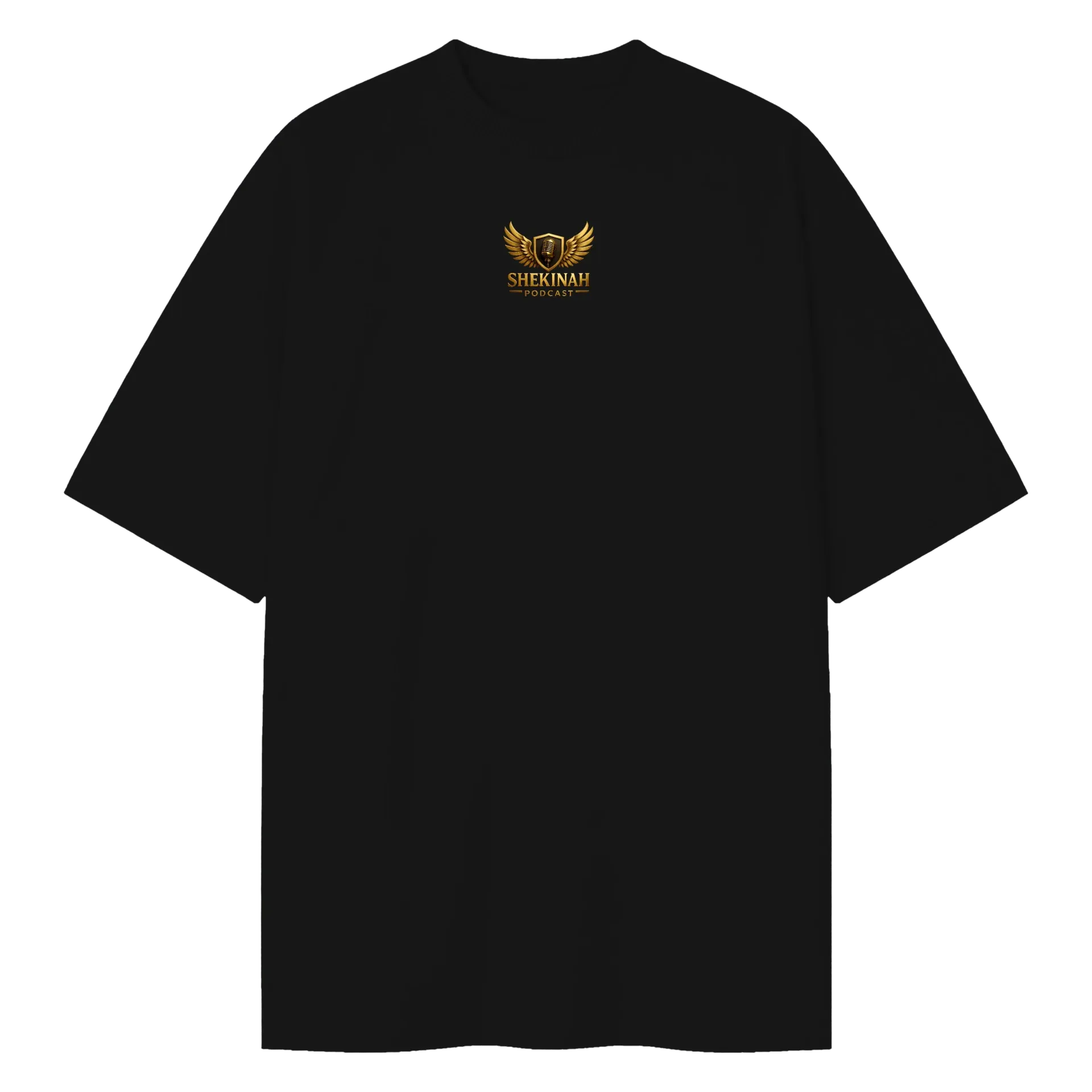 Camiseta Oversized de Podcast Shekinah