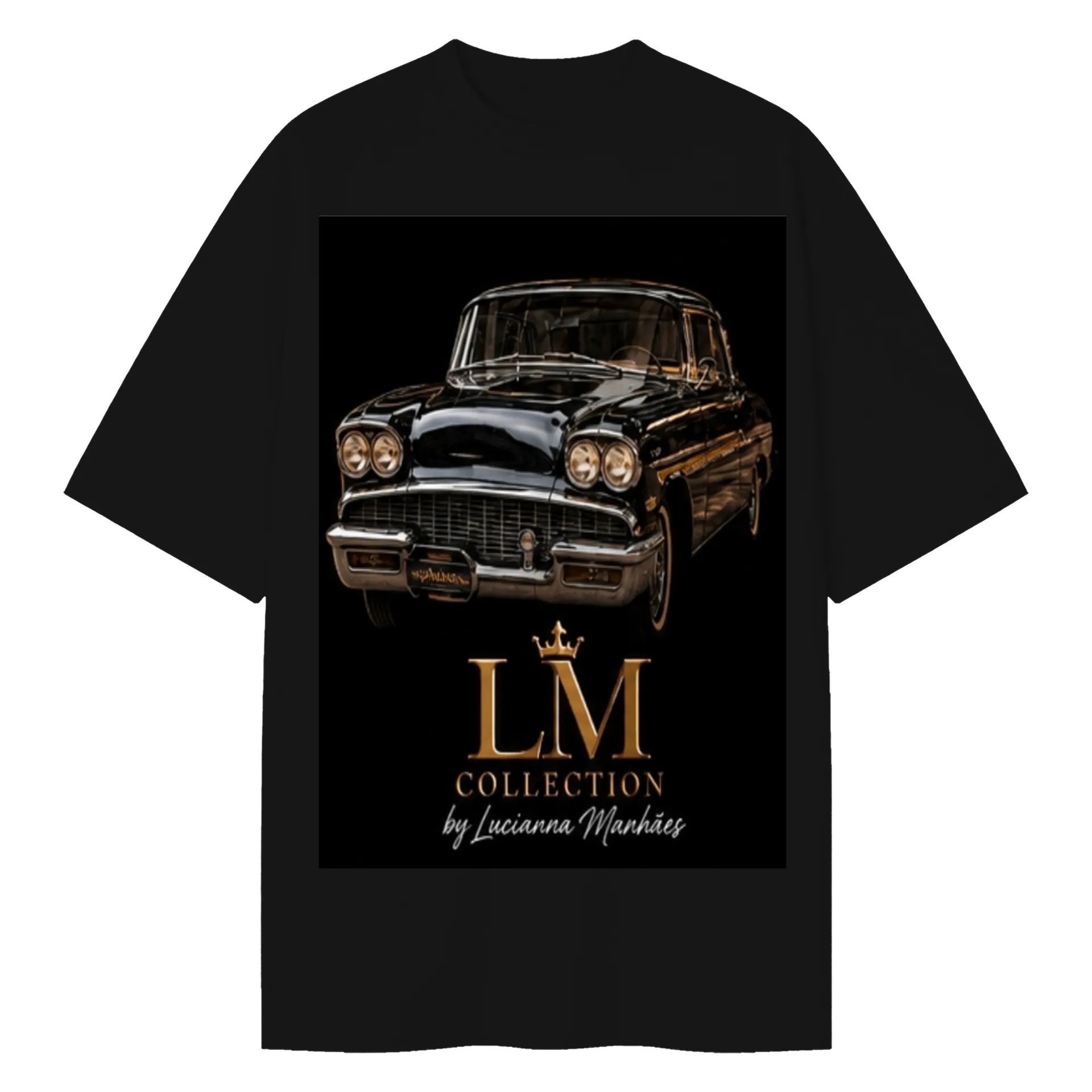 Camiseta Oversized Carro Clássico Luxo Collection by - Imagem 1