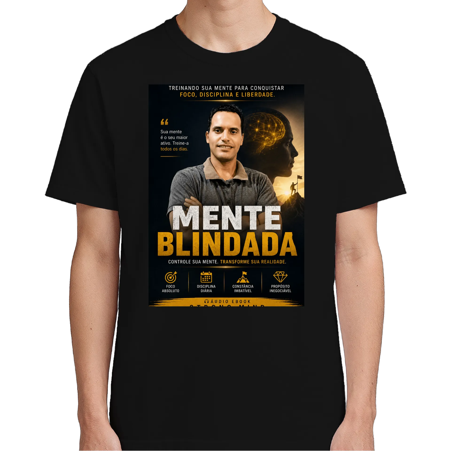 Camiseta Strong Mind  de ErinaldoJose — imagem 4 de 6