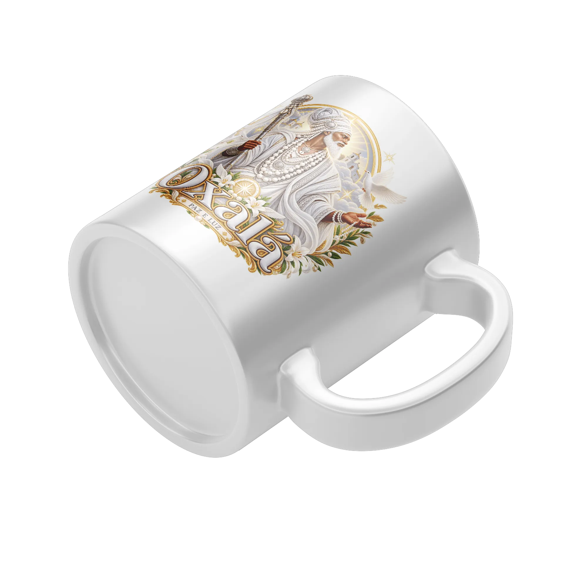 Caneca Oxalá  de Girassol Místico  — imagem 4 de 4