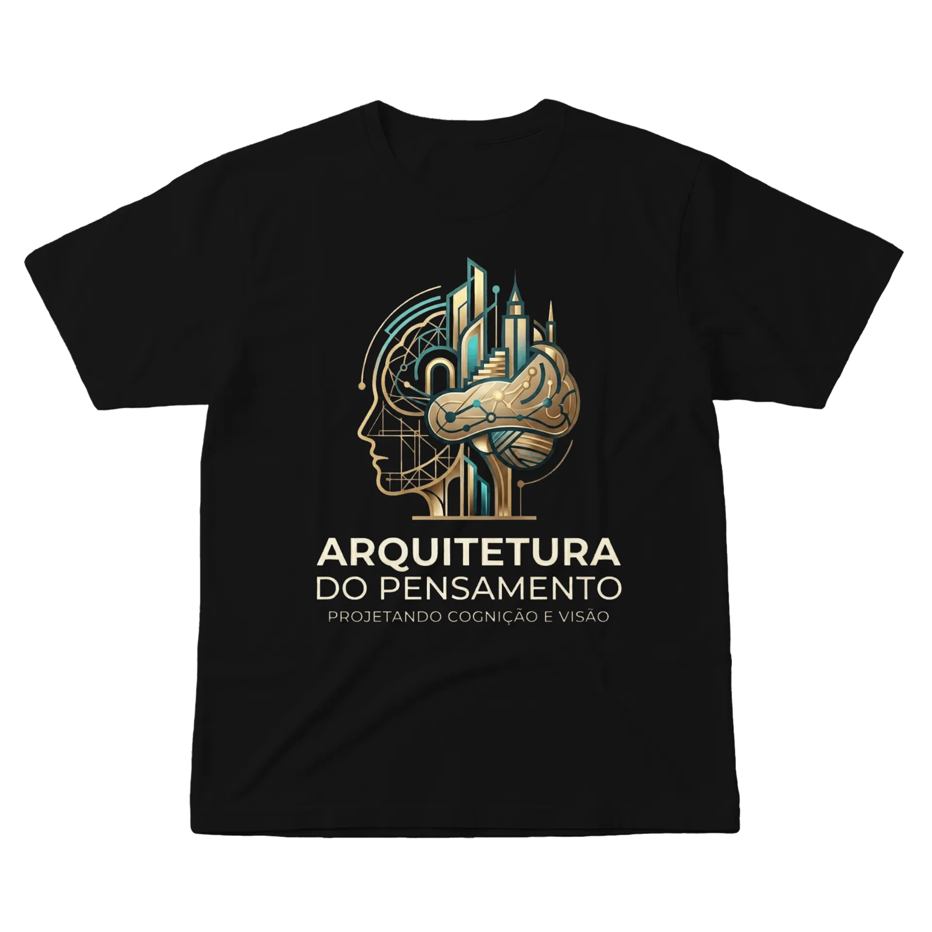 Camiseta Arquitetura do Pensamento 100% Algodão - Imagem 1