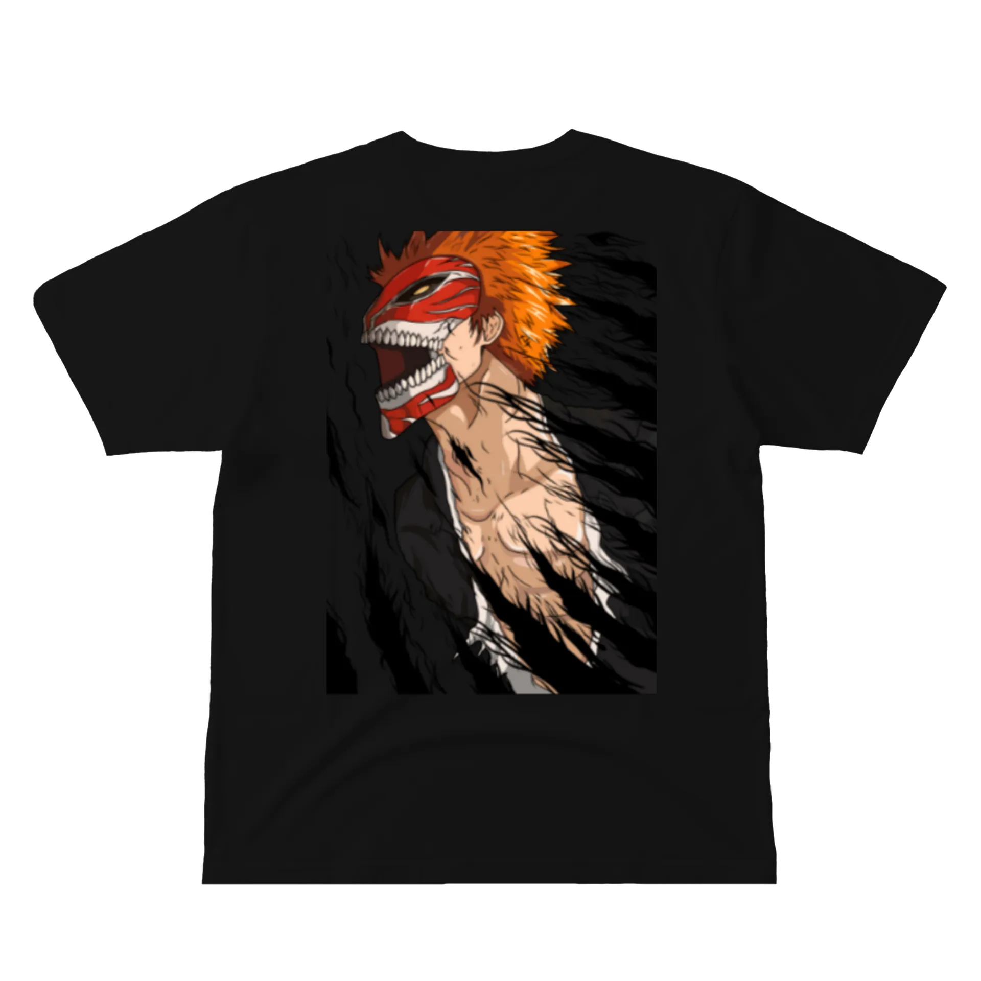 Camiseta Estampa Anime Máscara Vermelha 100% Algodão - Imagem 3