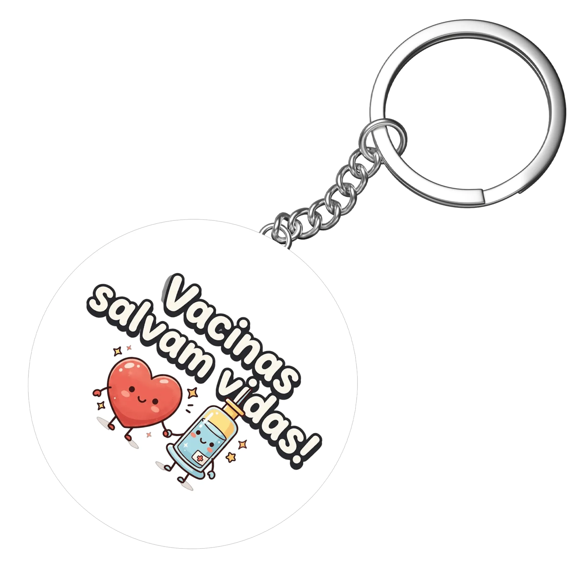 Chaveiro personalizado vacina - Imagem 4