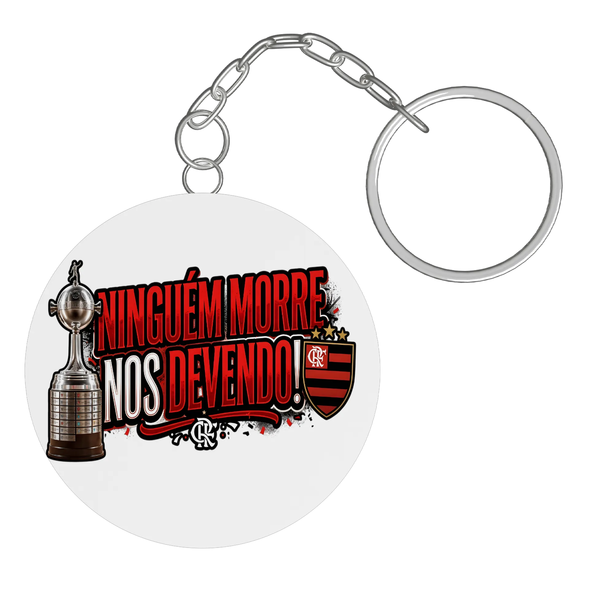 Chaveiro Ninguém Morre nos devendo. - Imagem 2