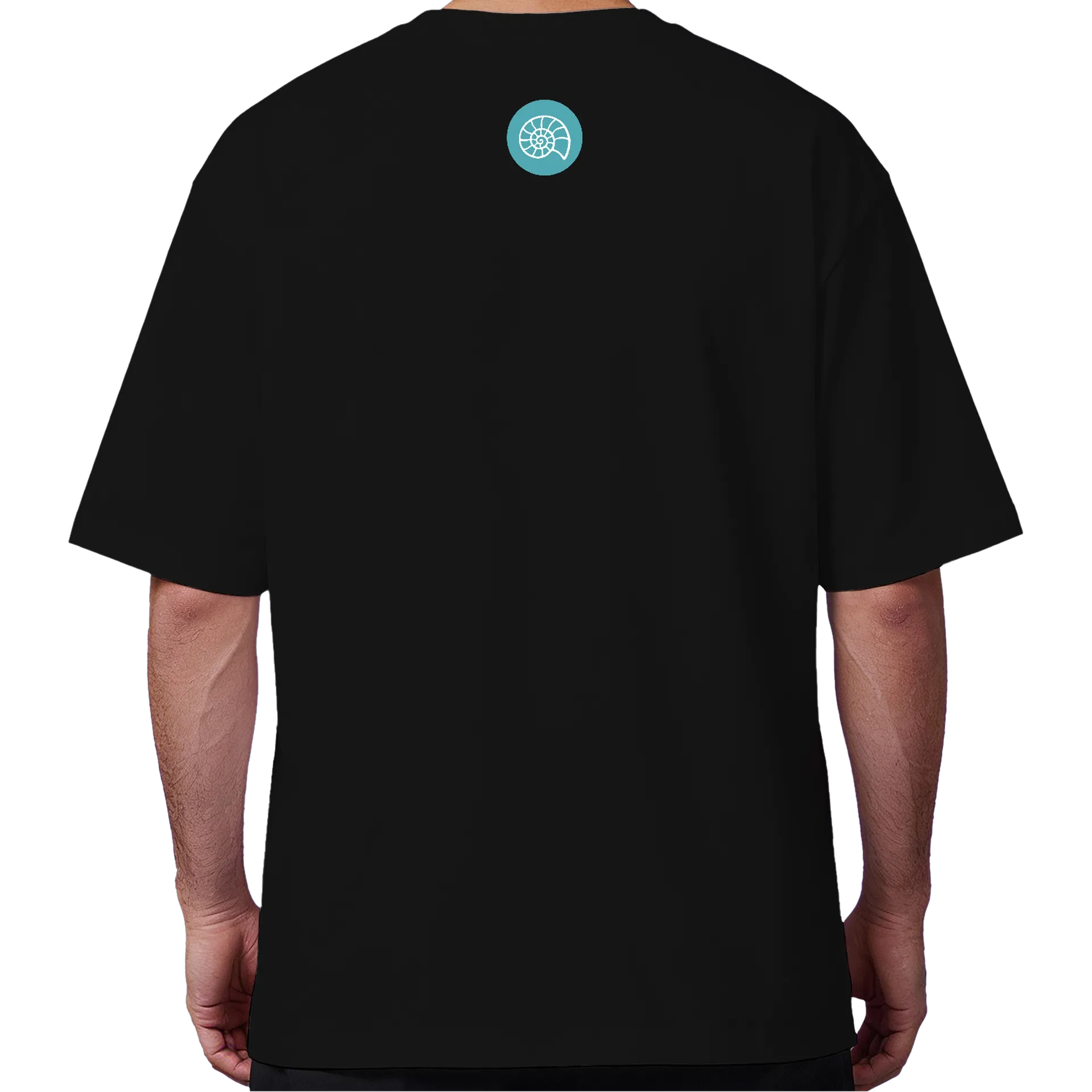 Camiseta Oversized Estampa Biologia 100% Algodão Preto - Imagem 6