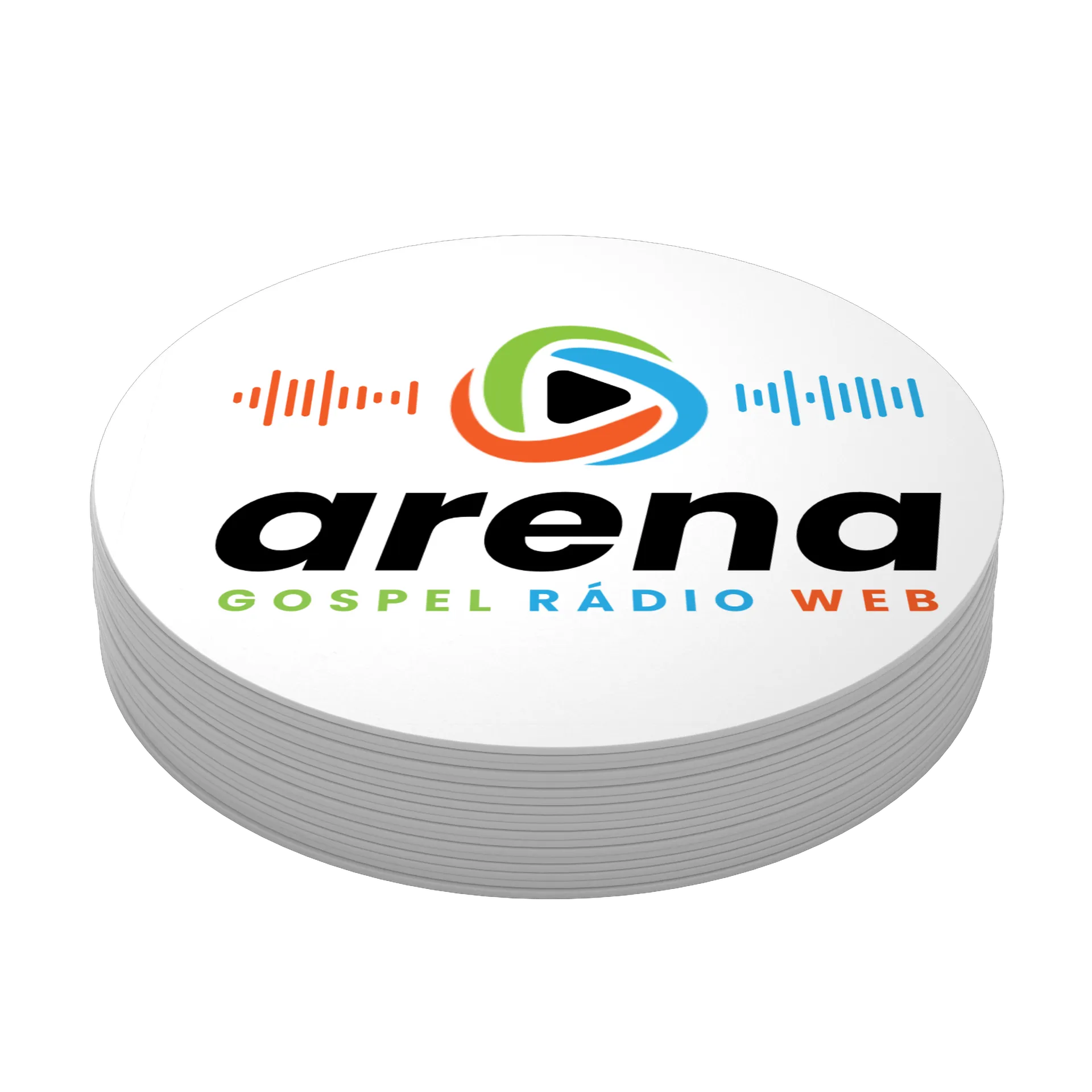 Porta-copos personalizado Arena Gospel Rádio Web - Imagem 4