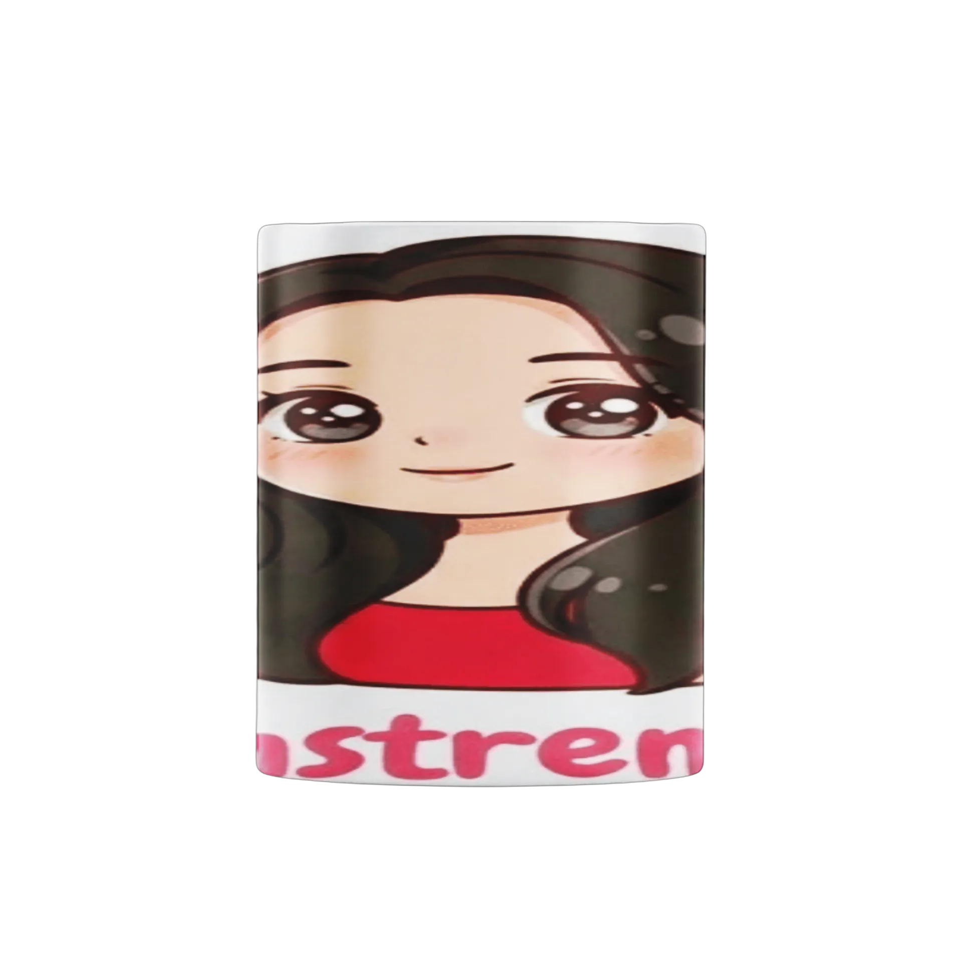 Caneca Ilustração Cartoon Cabeleira Escura 325ml - Imagem 1
