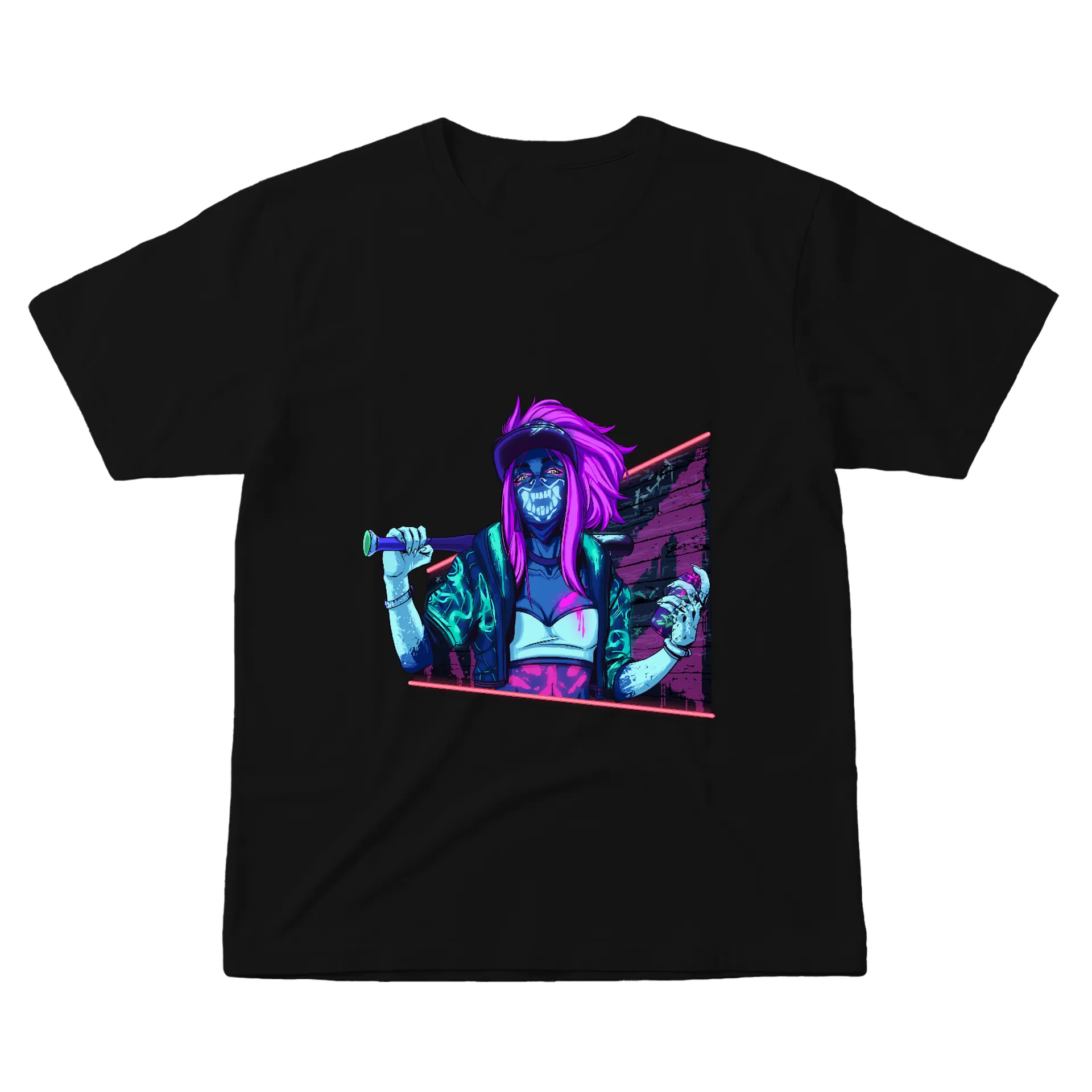 Camiseta Akali Neon - Imagem 1